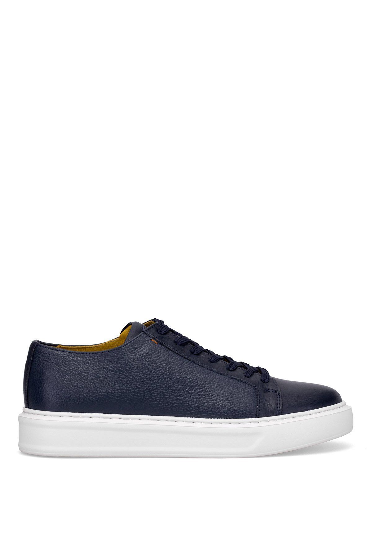MARCOMEN 152-17494 Erkek Hakiki Deri Klasik Sneaker Lacivert