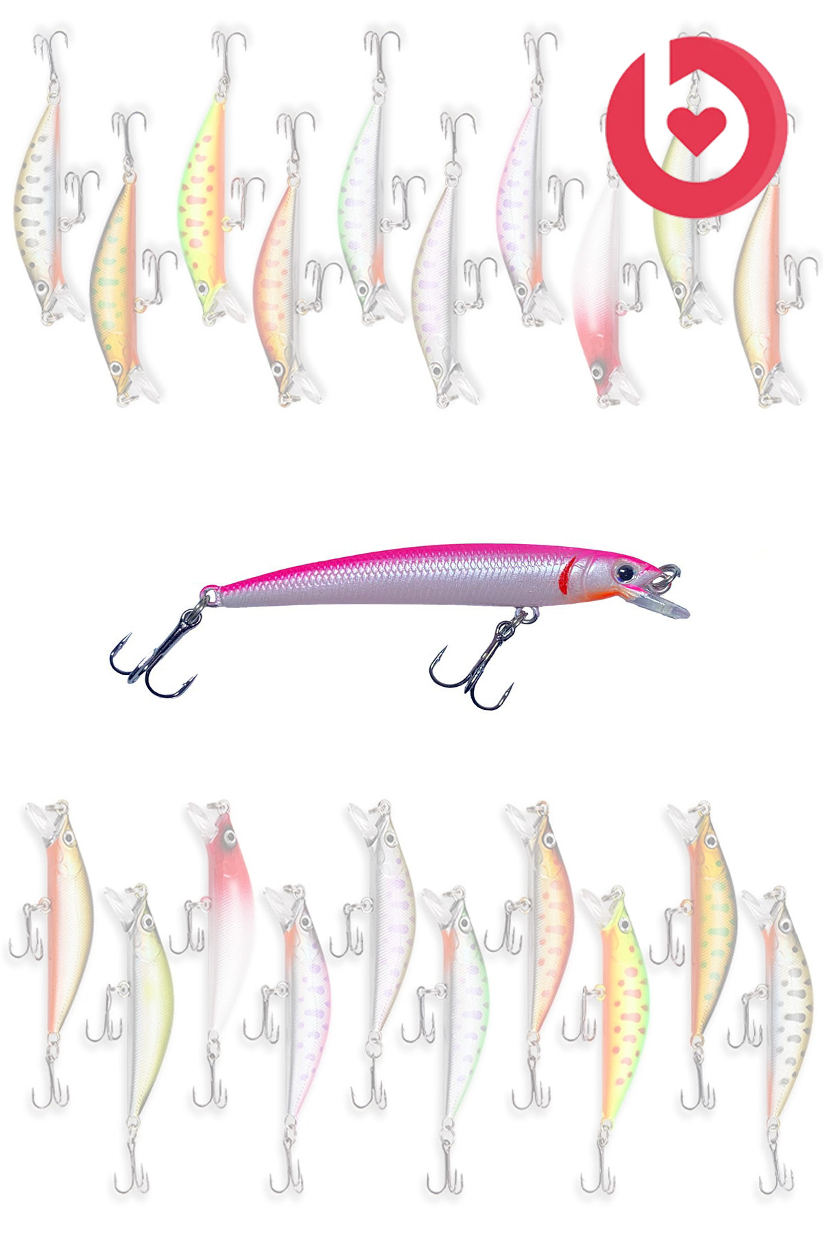 7,5 cm 4,5 g Rapala Fish Bait Behind Lead Fishing Line Bait Set Carbon Steel Needle 5 Colors