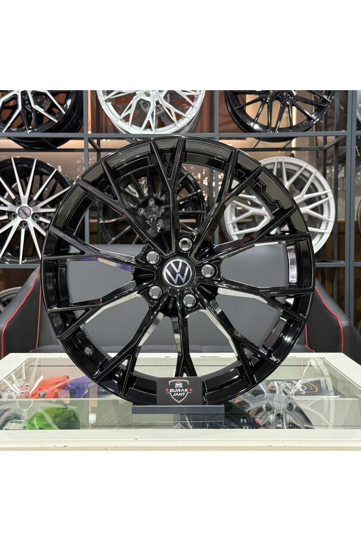 kormetal 18 İNÇ 5X112 VW GOLF R PİANO BLACK WARMENAU JANT MODELİ (4ADET)