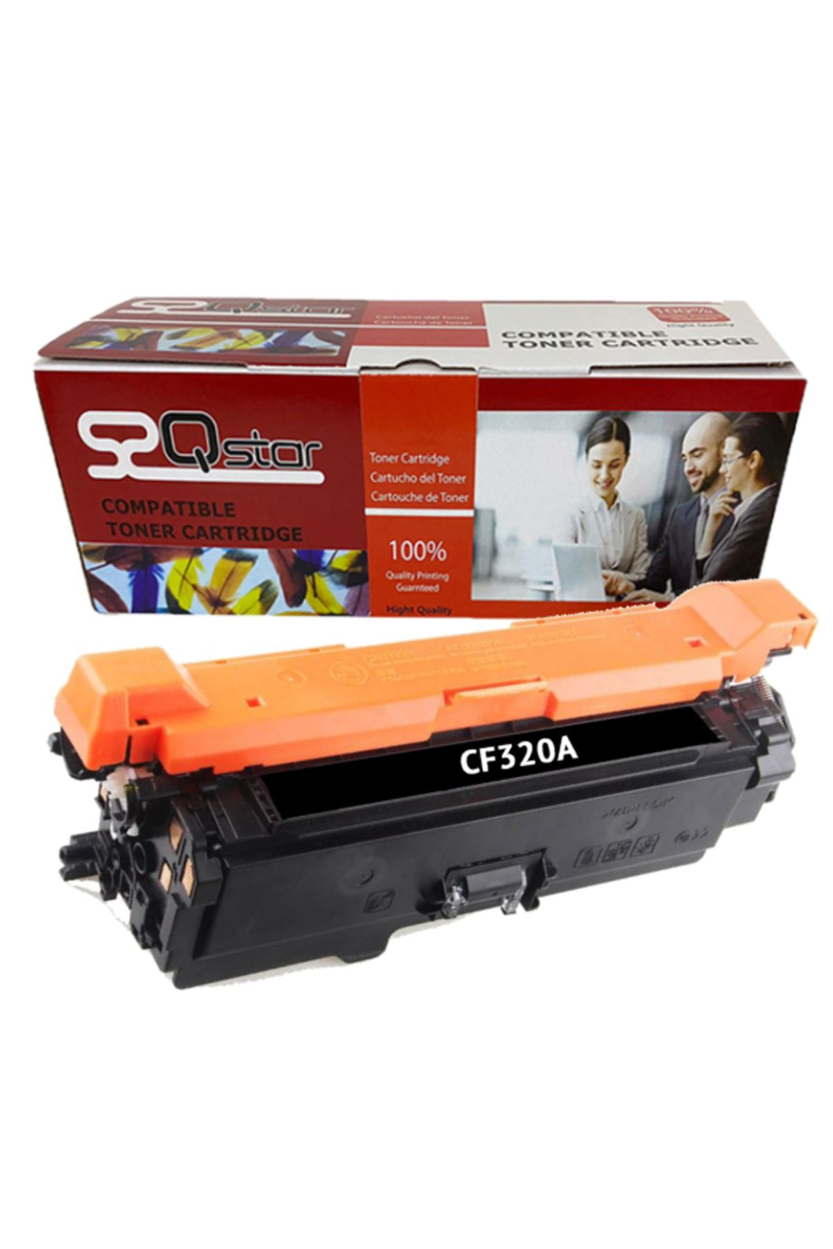 Qstar HP 652A CF320A SİYAH MUADİL TONER M651dn M680dn CZ248A CZ249A CZ250A CZ250A CZ256A CZ257A