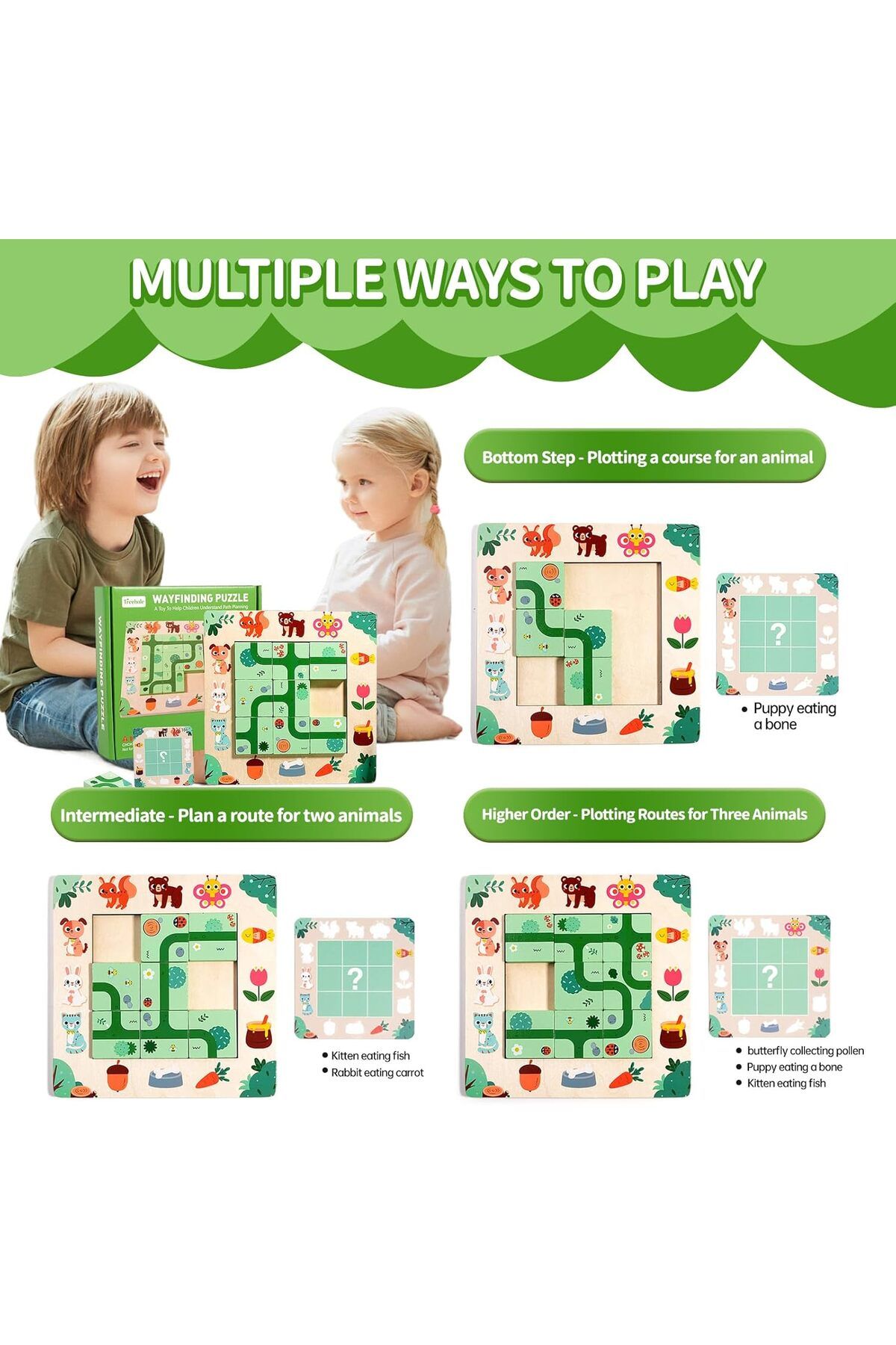 OEM-Montessori logic game Find the Path, Learning through play for little explorers 7