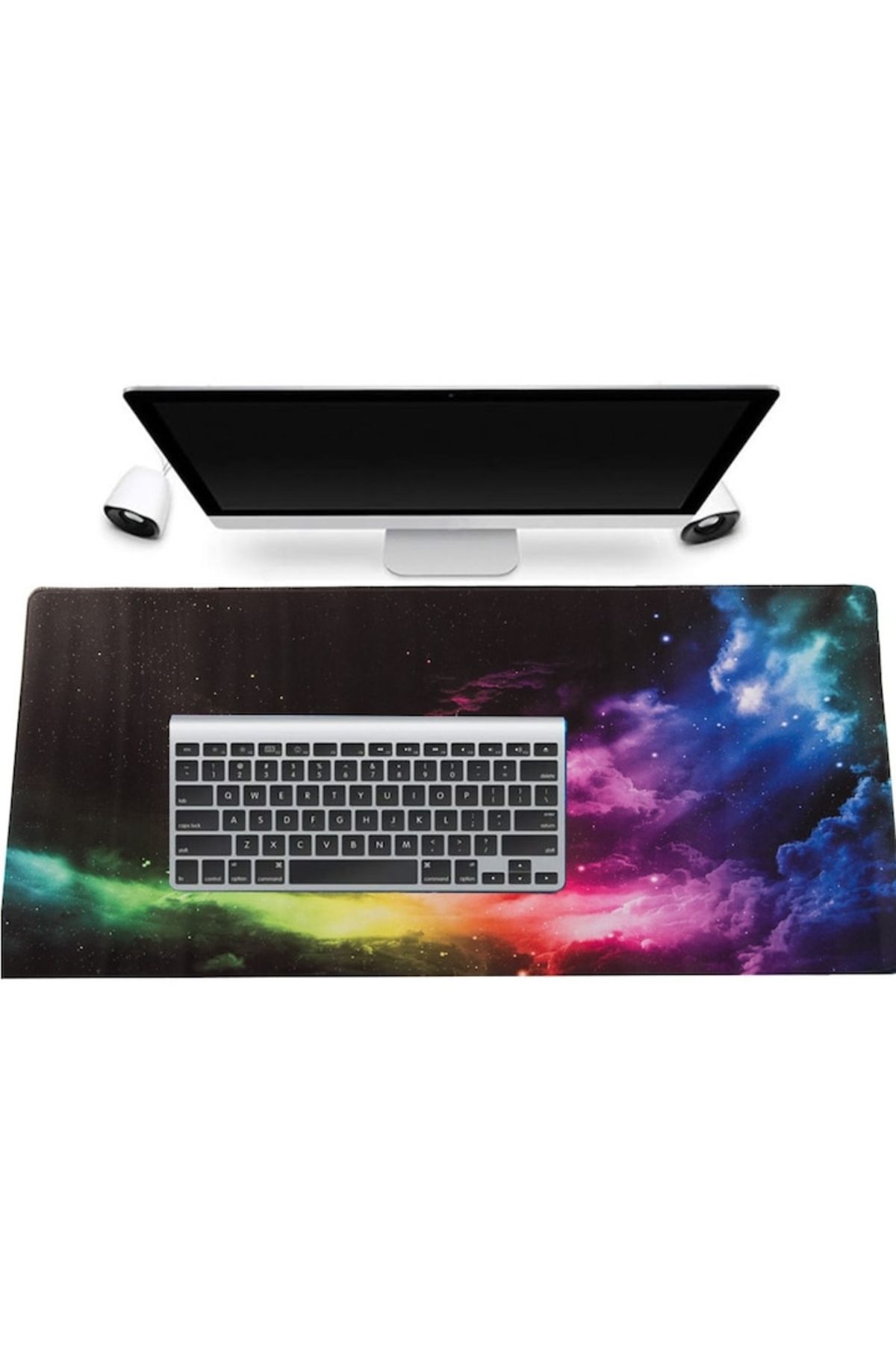 varioshop-VarioShop® gaming mousepad, cosmos model, made of flexible, non-stick material, r 9