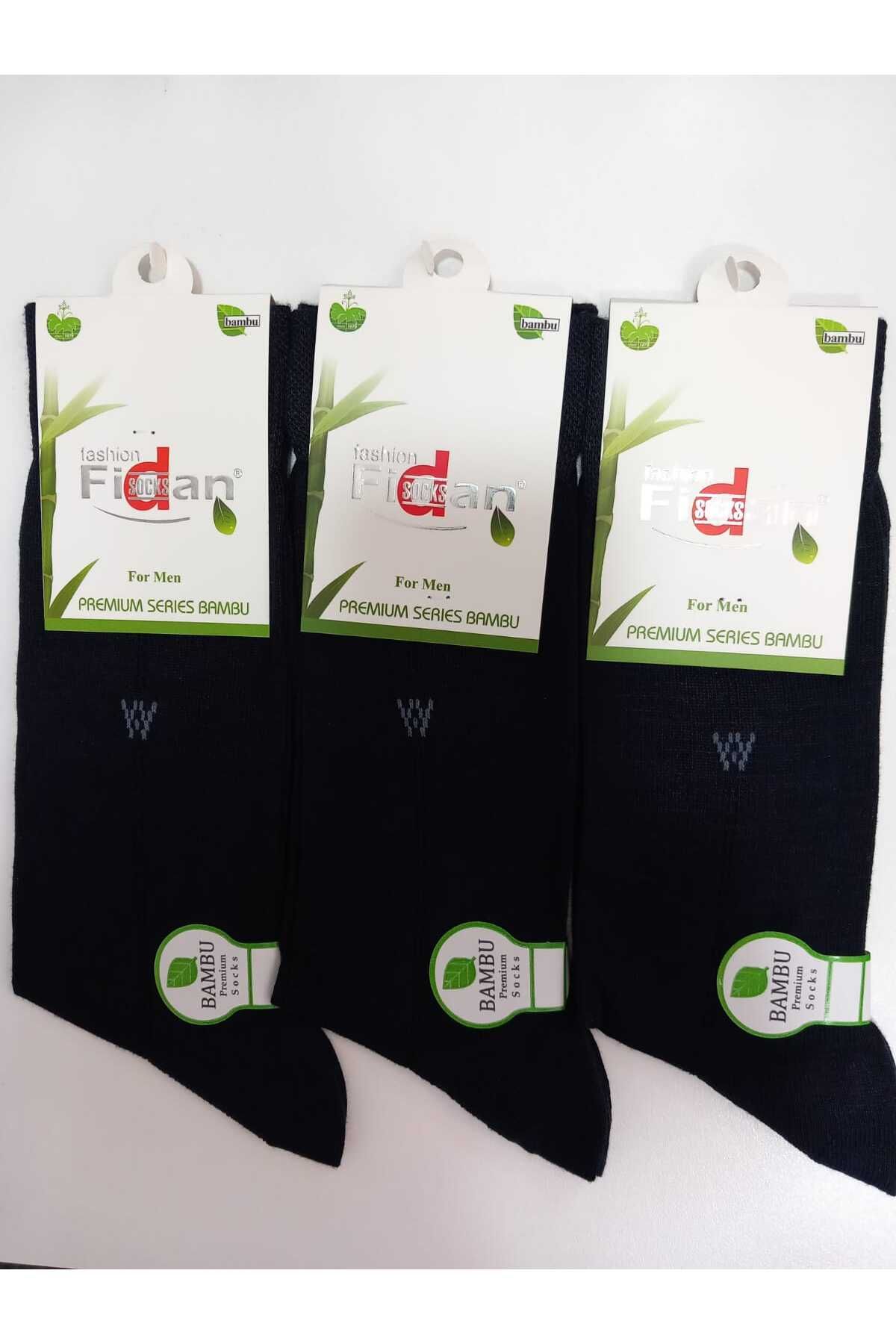 Batik erkek 3 lü yazlık lacivert bambu çorap
