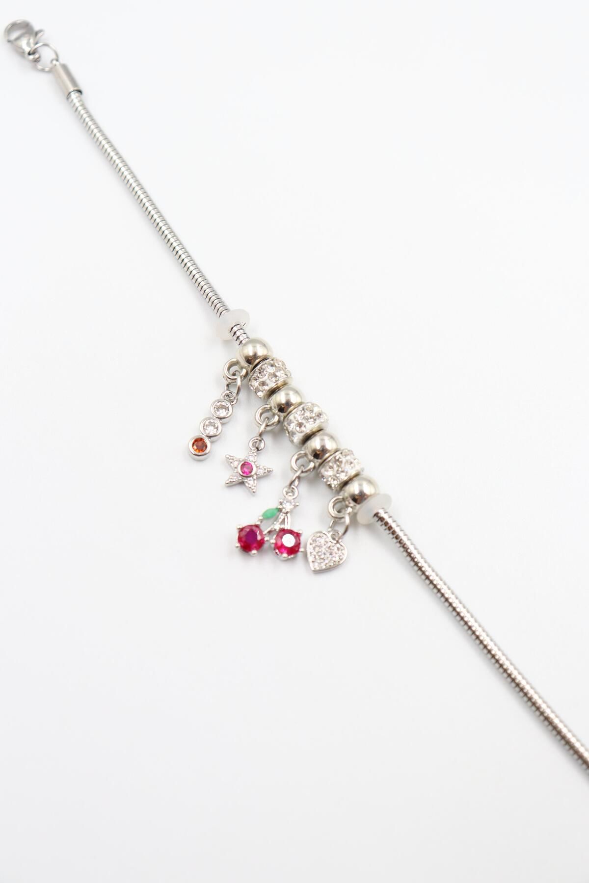 BY CANSU ACCESSORİES Allegra Silver Bileklik