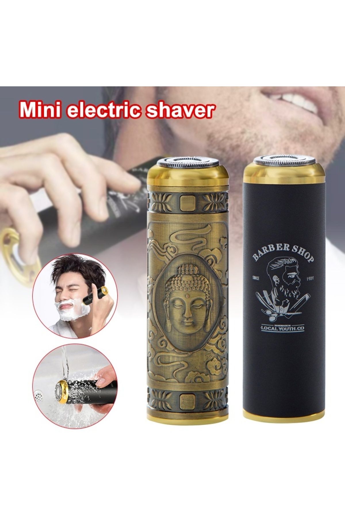 Modafiks Mini Sakal Tıraş Makinesi Taşınabilir Elektrikli Tıraş (4767)