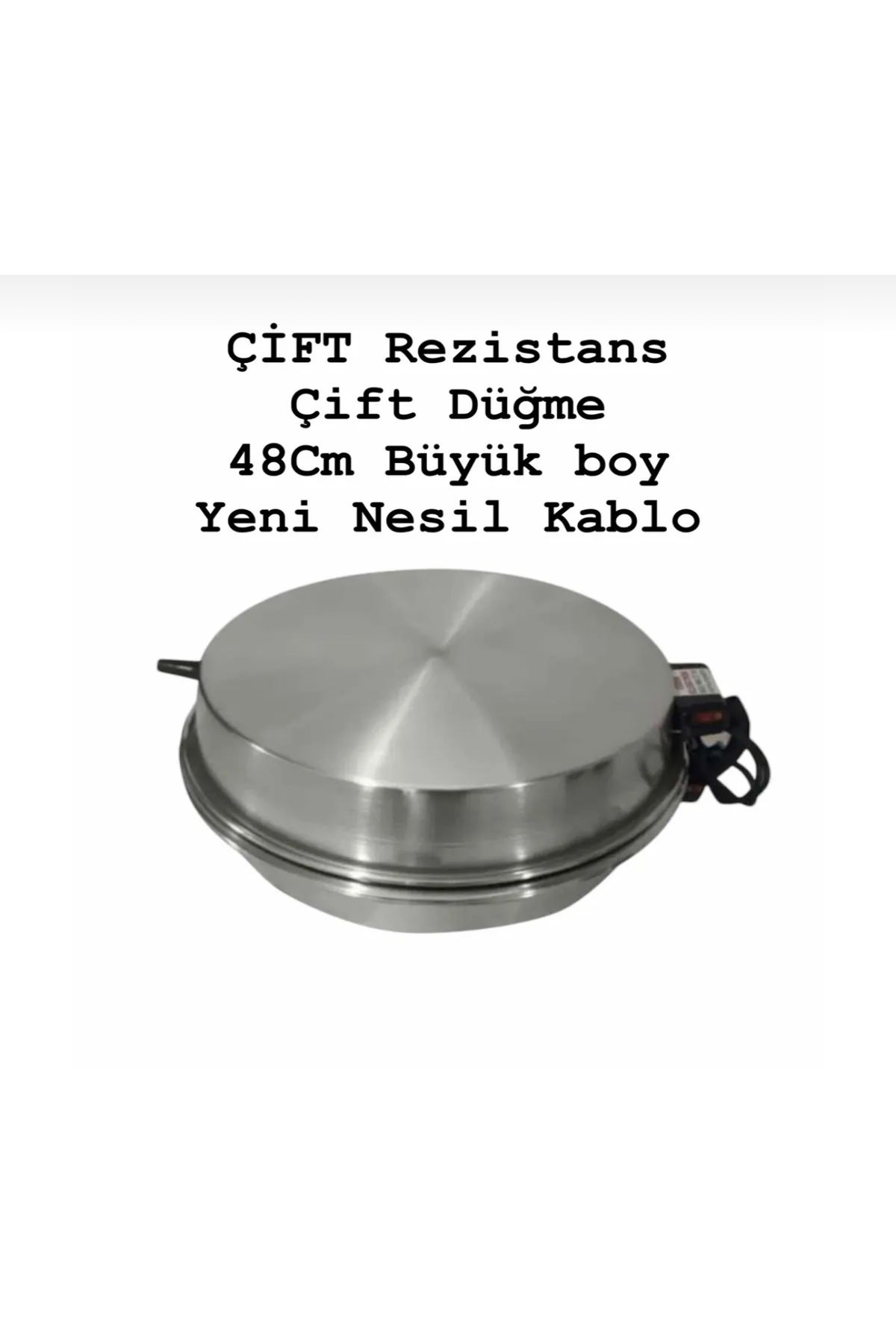 DAHİLİ STORE Elektrikli Tandır Fırın Pizza Lahmacun Lavaş Ekmek Yapma Makinesi Fırını 48cm