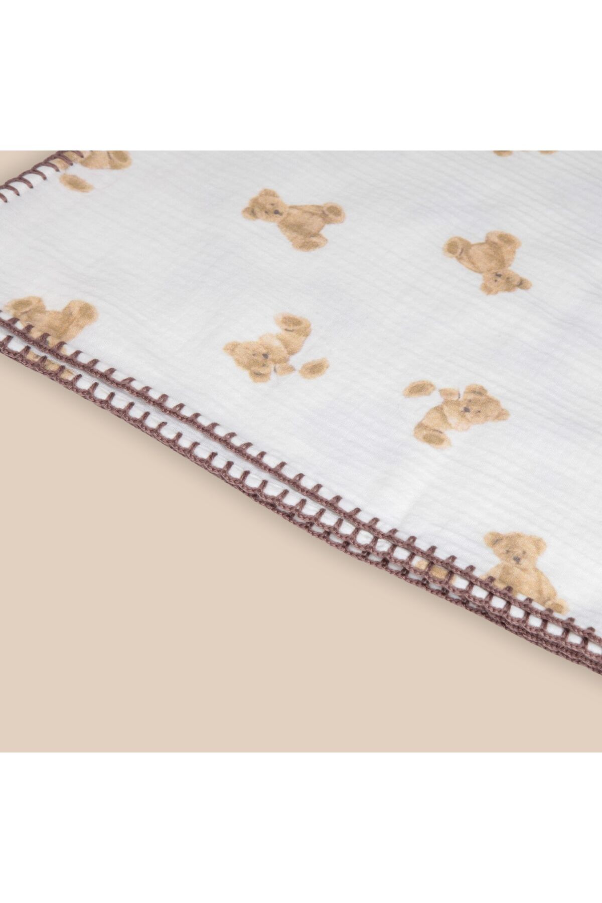 BABY HAN CONCEPT %100 PAMUKLU ÇİFT KAT DESENLİ BEBEK & ÇOCUK MÜSLİN ÖRTÜ