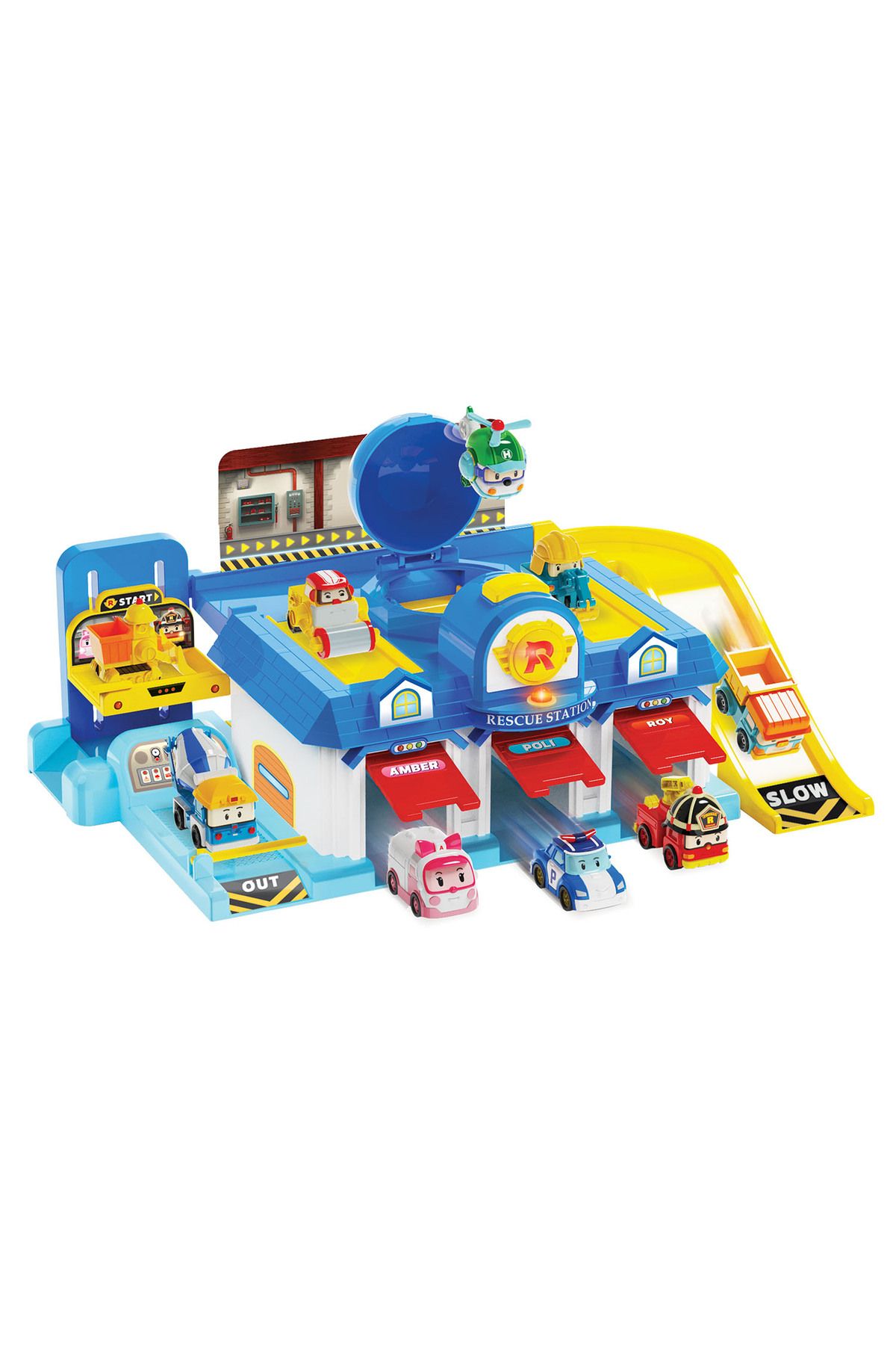 Robocar Poli Let's Go Ana Merkez Oyun Seti Ve Poli Figür 0664