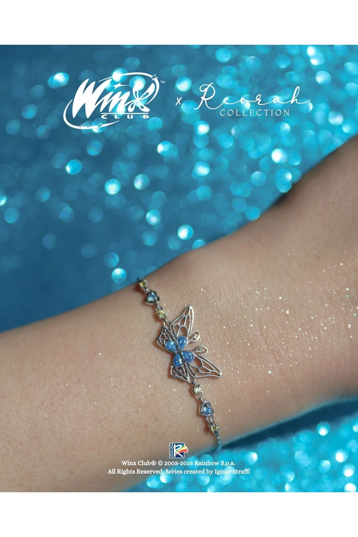 Reorah Collection Winx Club® Bloom Enchantix Wings 925 Gümüş Bileklik