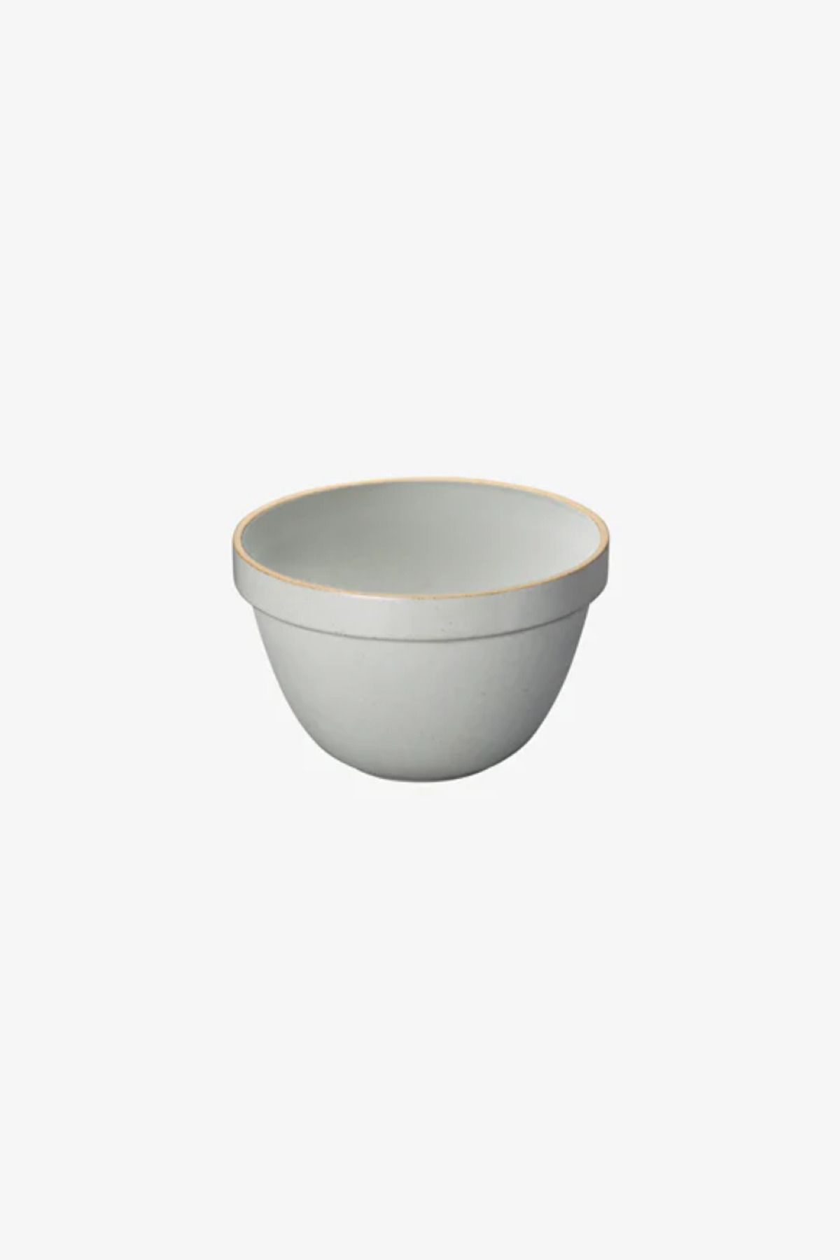 HASAMI PORCELAIN Japon Tasarımı Küçük Gri Parlak Derin Kase Modüler ve Şık Seramik