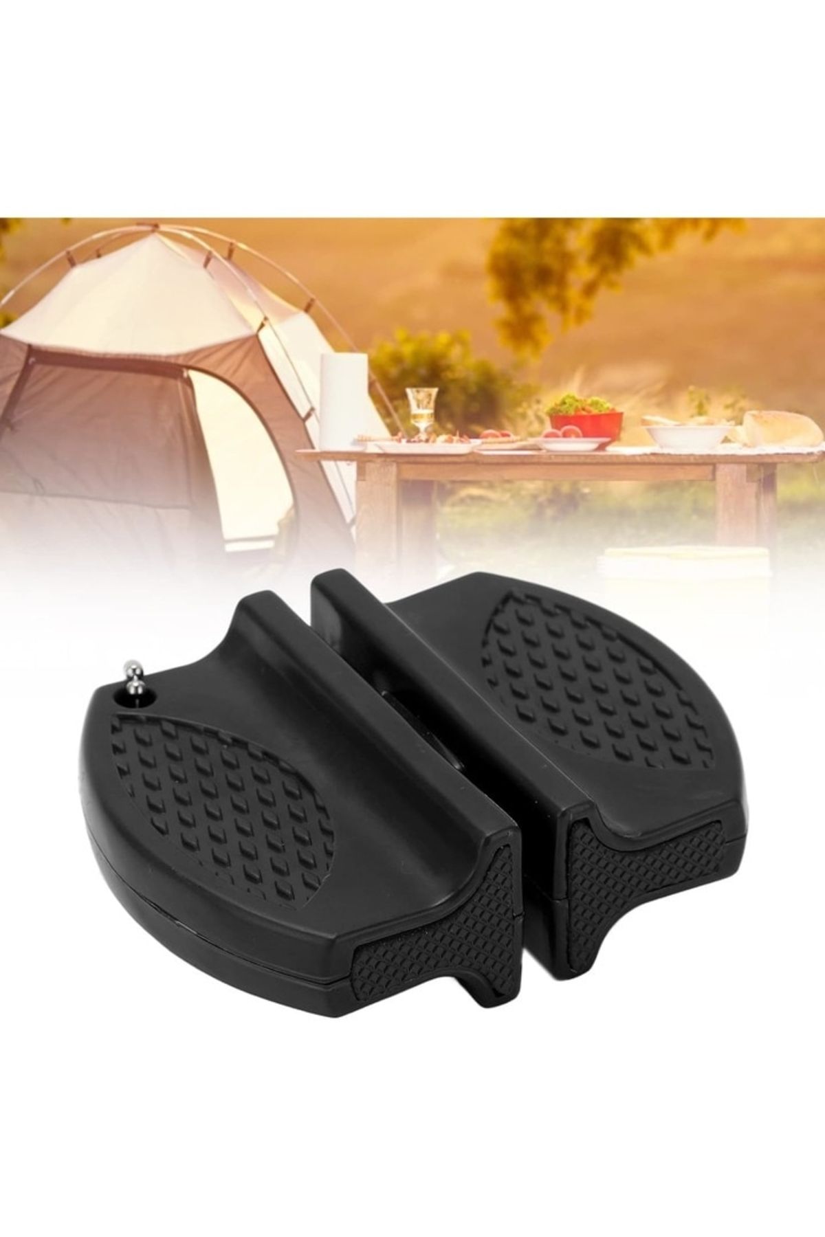 varioshop-VarioShop® Knife Sharpener, 2 Sharpening Levels, Portable, 7 x 6 cm, Black 8