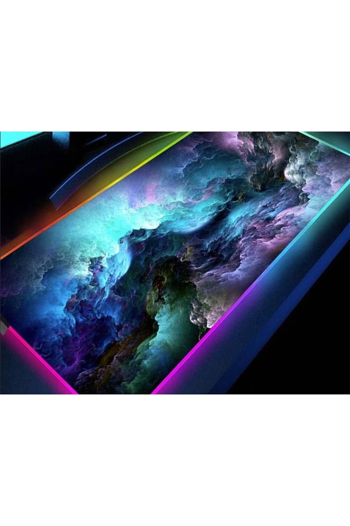 varioshop-VarioShop® gaming mousepad with LED lighting, Made of flexible, non-stick material and 6