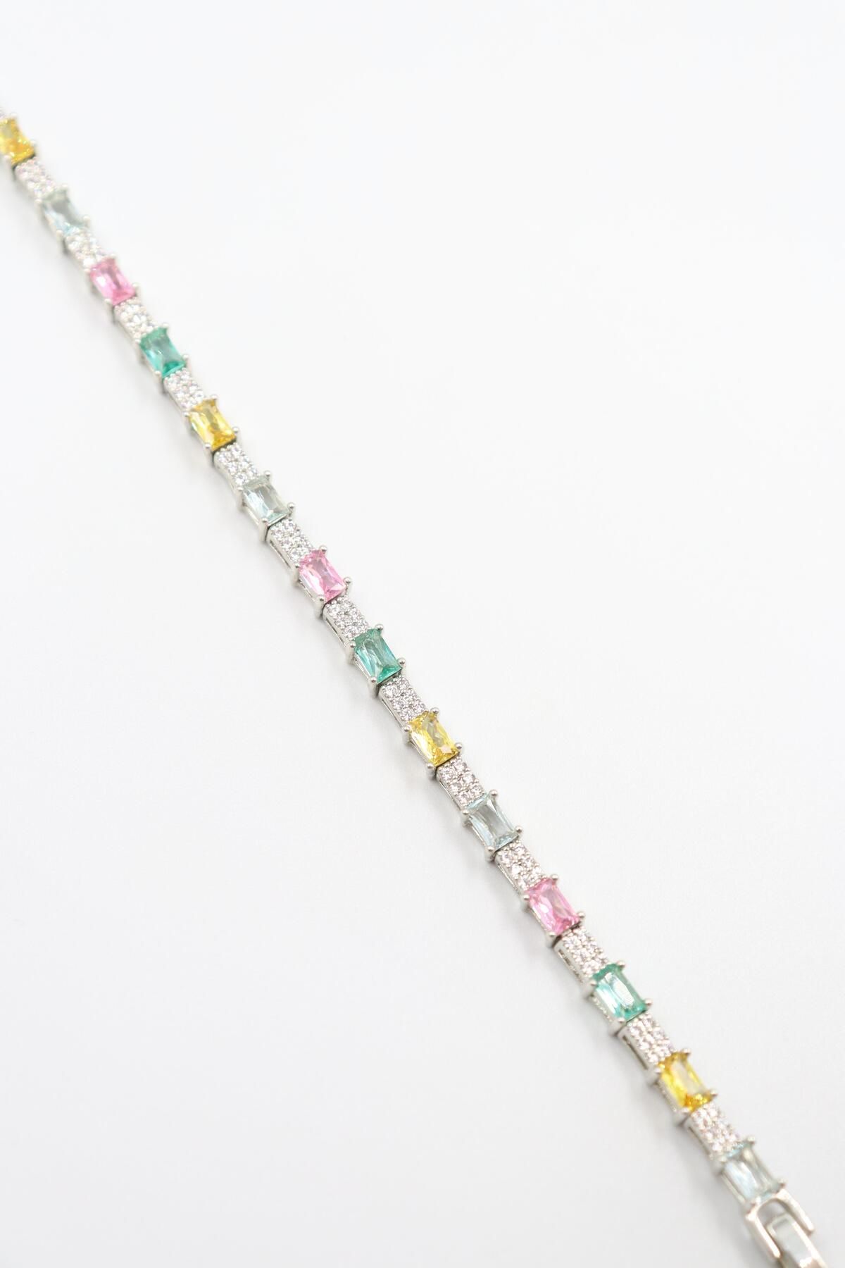 BY CANSU ACCESSORİES Miranda Silver Bileklik