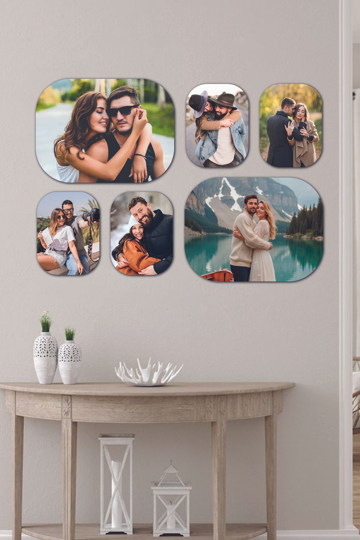 Fotomcity 6 Parçalı Dekoratif MDF Tablo Seti