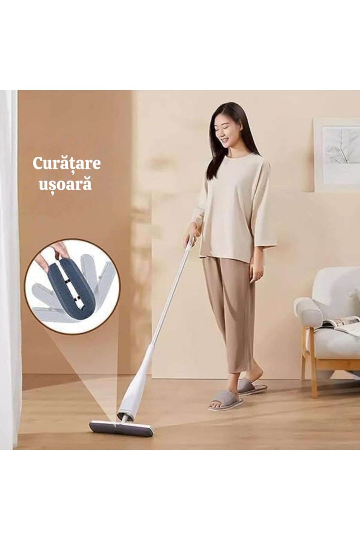 varioshop-Mop Rotativ VarioShop®, Maner Reglabil, Curatenie Eficienta, Design Ergonomic, Potrivit pentru toat 3