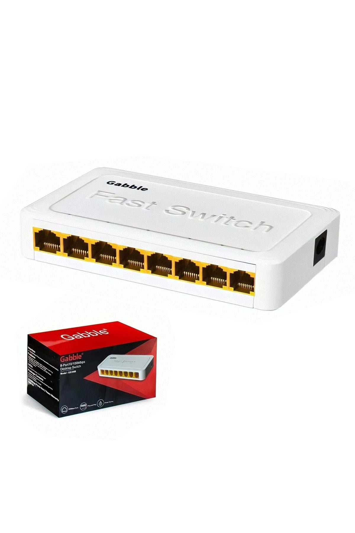 GABBLE GAB-SWC08 8 PORT ETHERNET SWİTCH