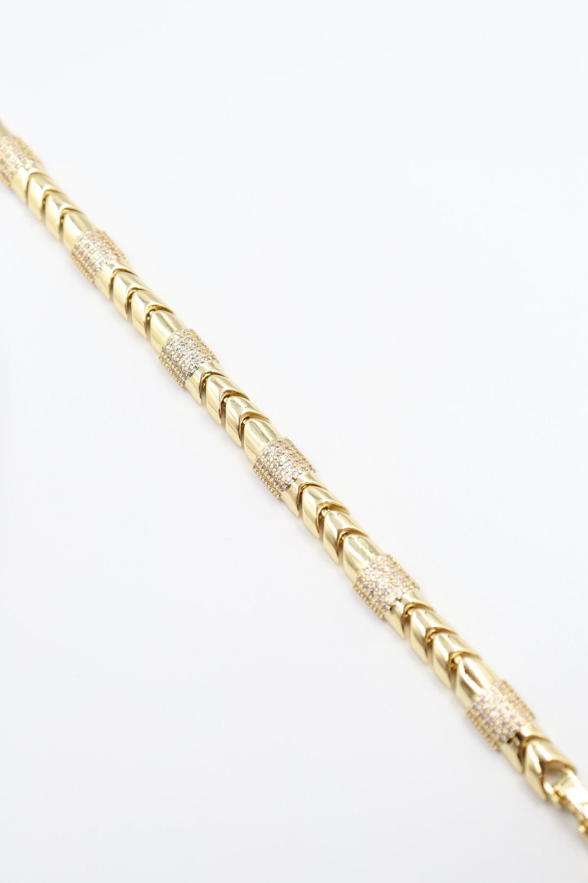 BY CANSU ACCESSORİES Elenina Gold Bileklik (14k)