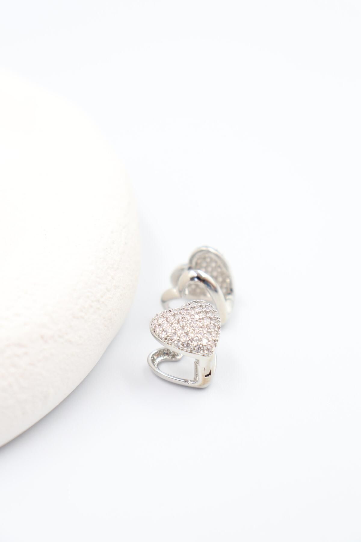 BY CANSU ACCESSORİES Nebbia Silver Küpe
