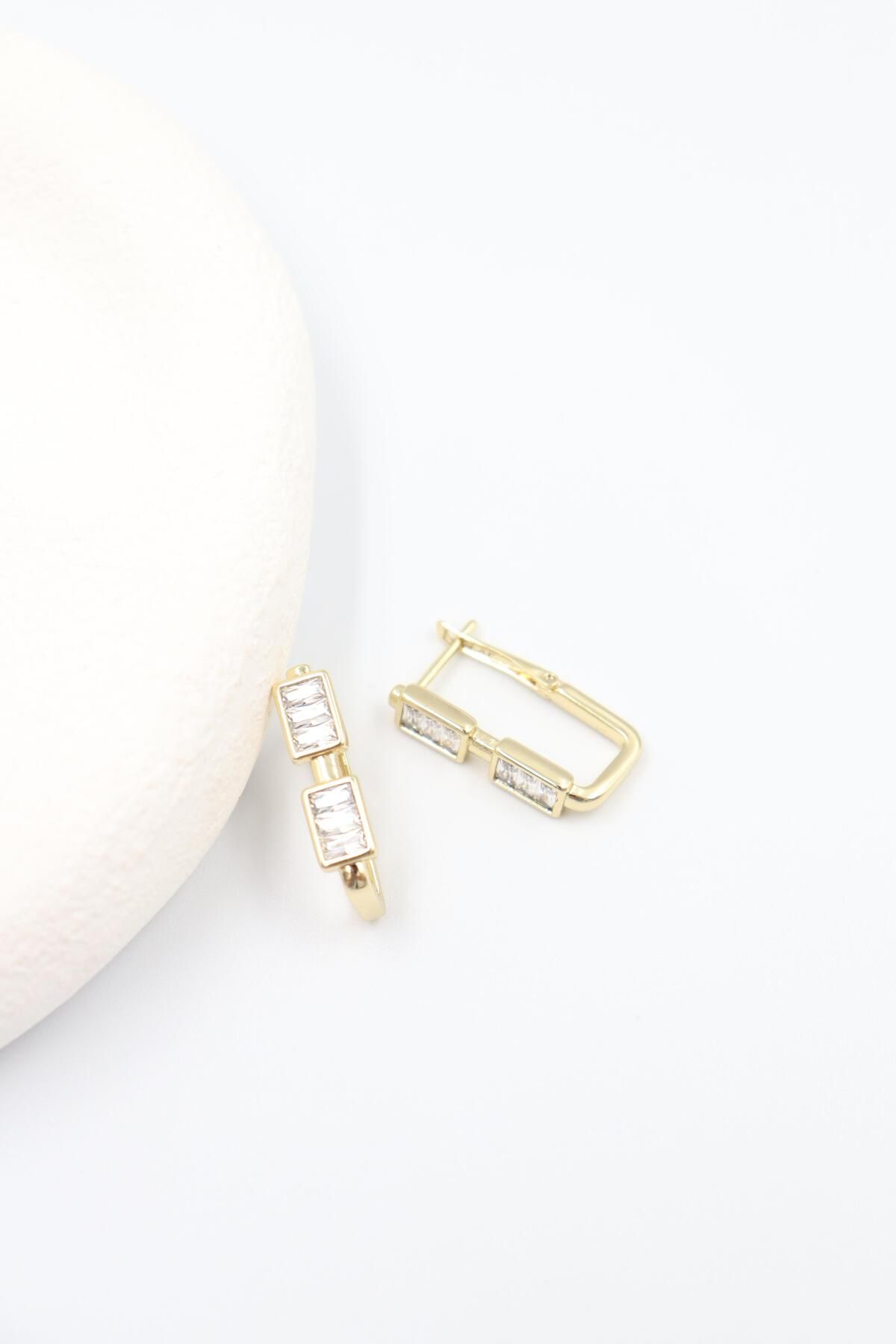 BY CANSU ACCESSORİES Bellagio Gold Küpe (14k)