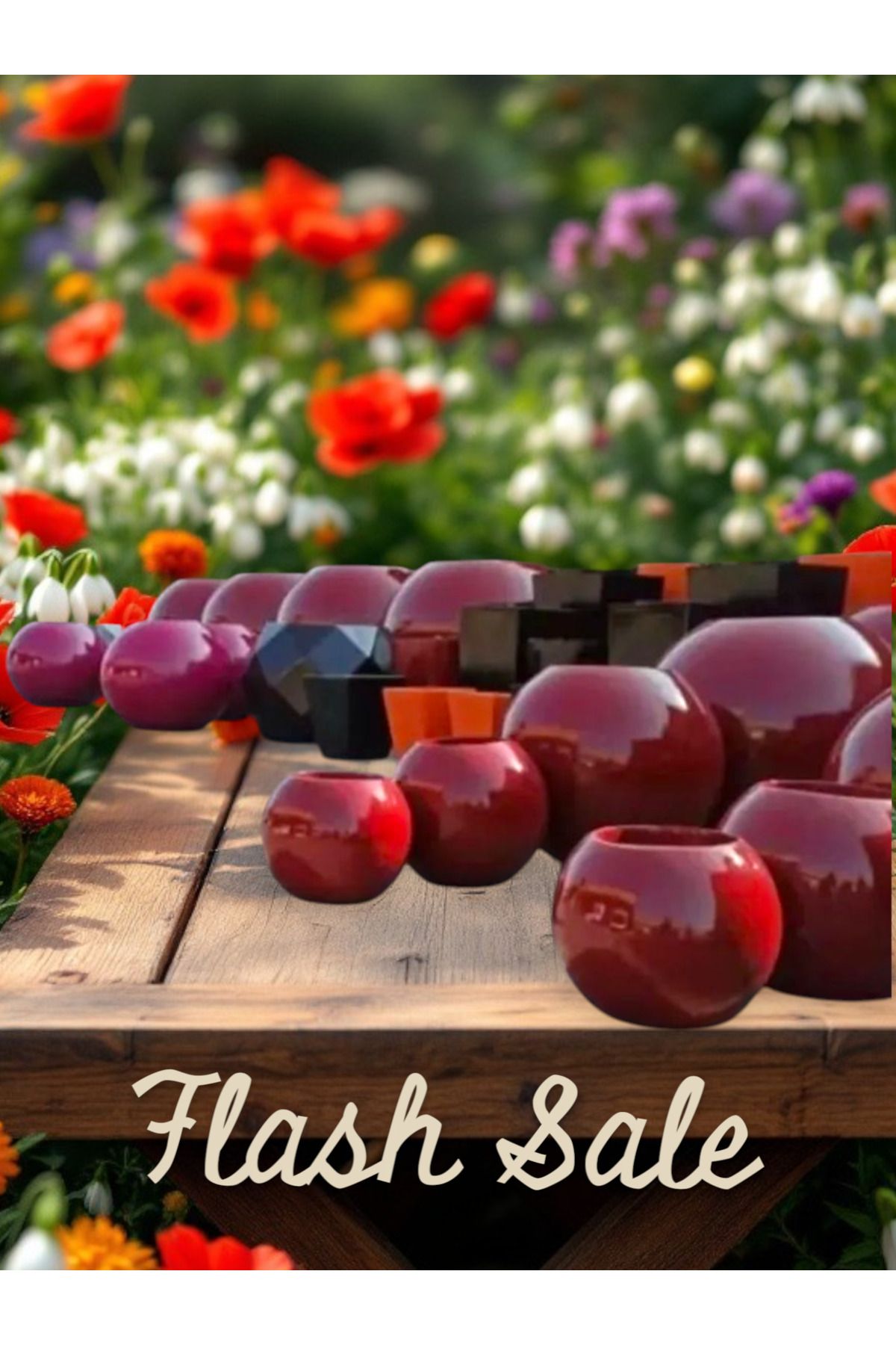 ORGANICYOU BOHEM HOME FİBERGLAS BAHÇE ve EV DEKORASYONU SAKSI KÜRE MODELİ