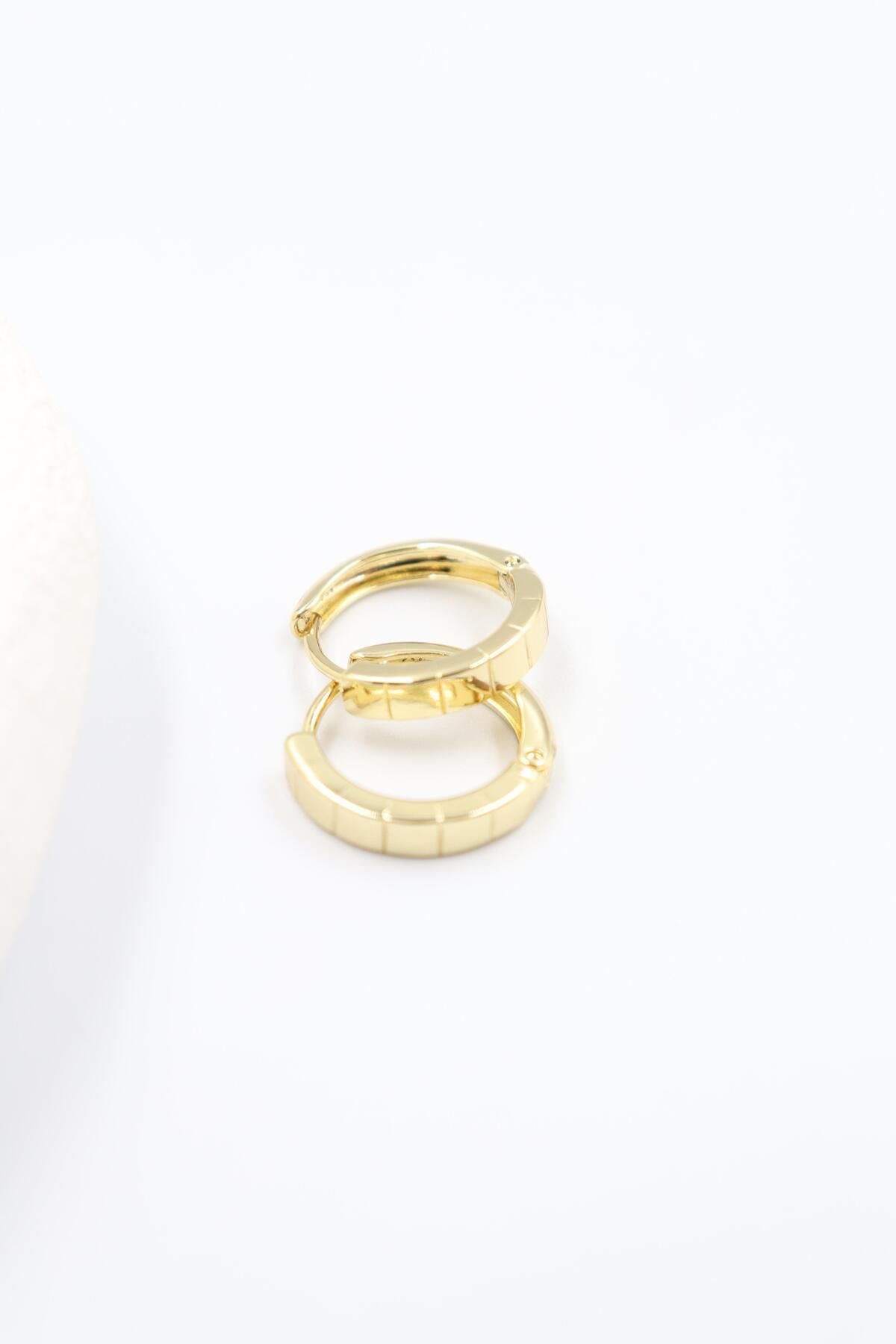BY CANSU ACCESSORİES Livia Gold Küpe (14k)