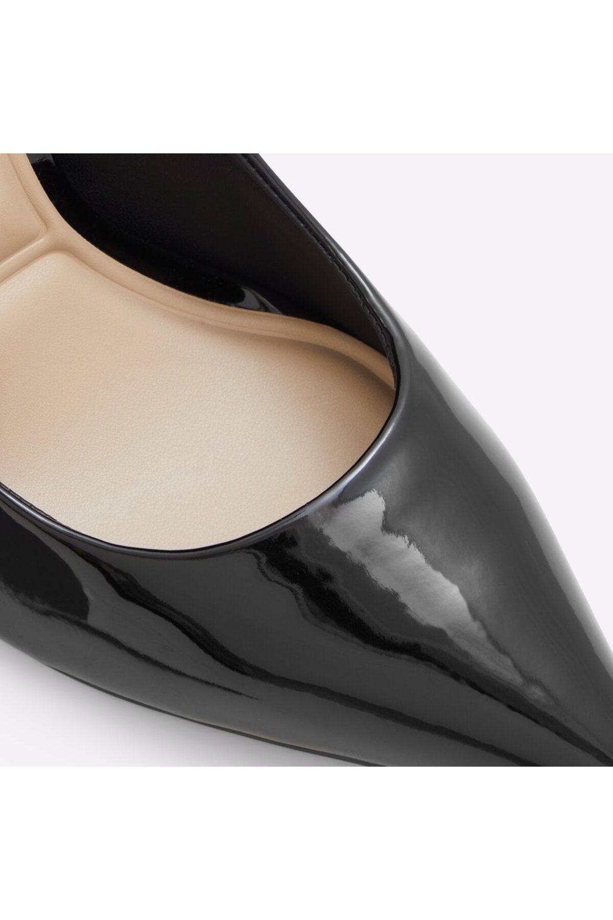 Aldo-Stessy2.0 - Pantofi cu toc subțire, negru, din piele artificială, fără șireturi 8