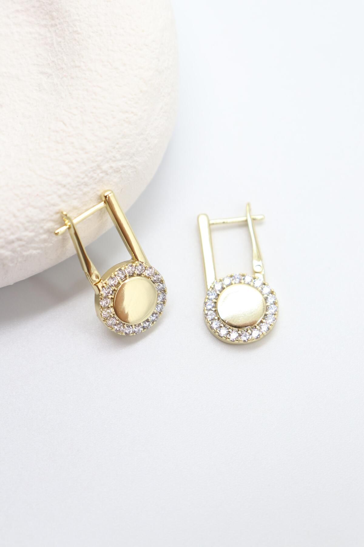 BY CANSU ACCESSORİES Artemisia Gold Küpe (14k)