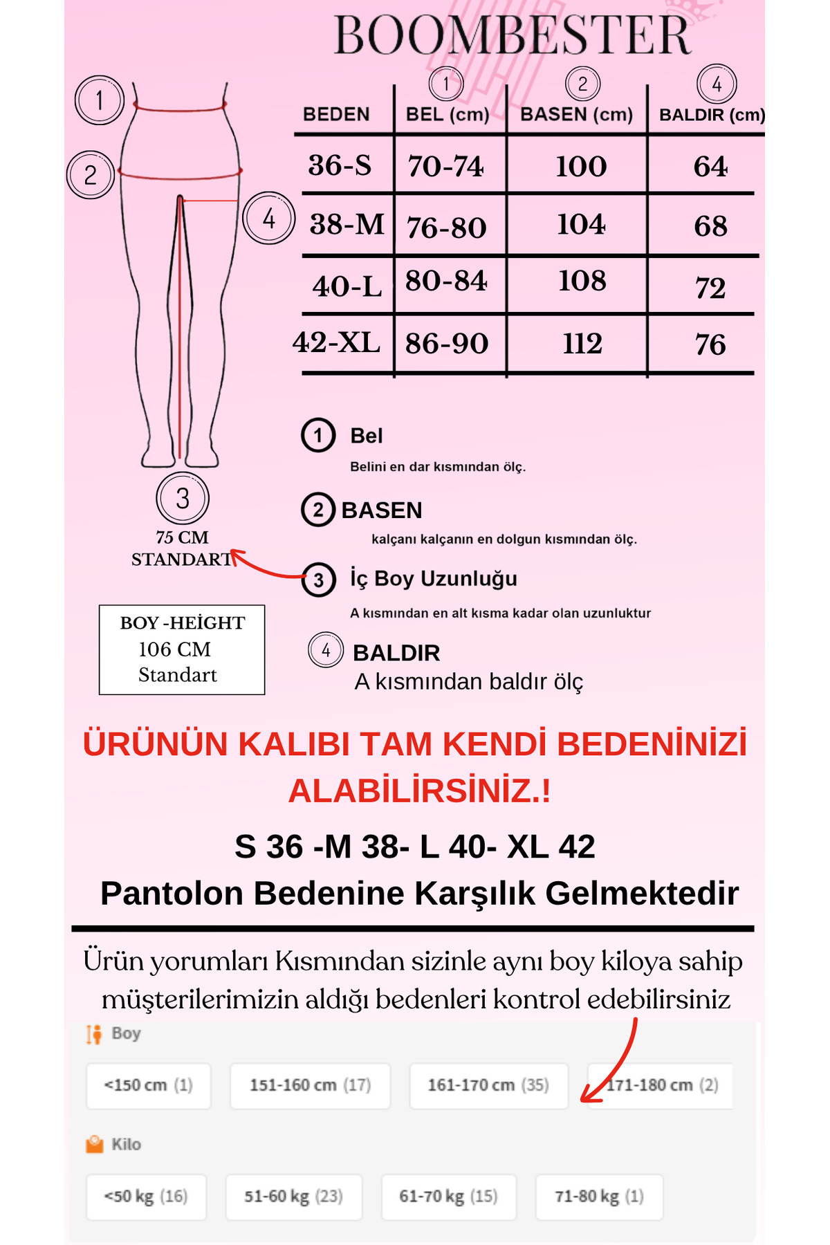 BoomBester  Ham Keten Kemerli Beli Lastikli Gabardin Palazzo Kadın Pantolon-Yeni Sezon - Görsel 4