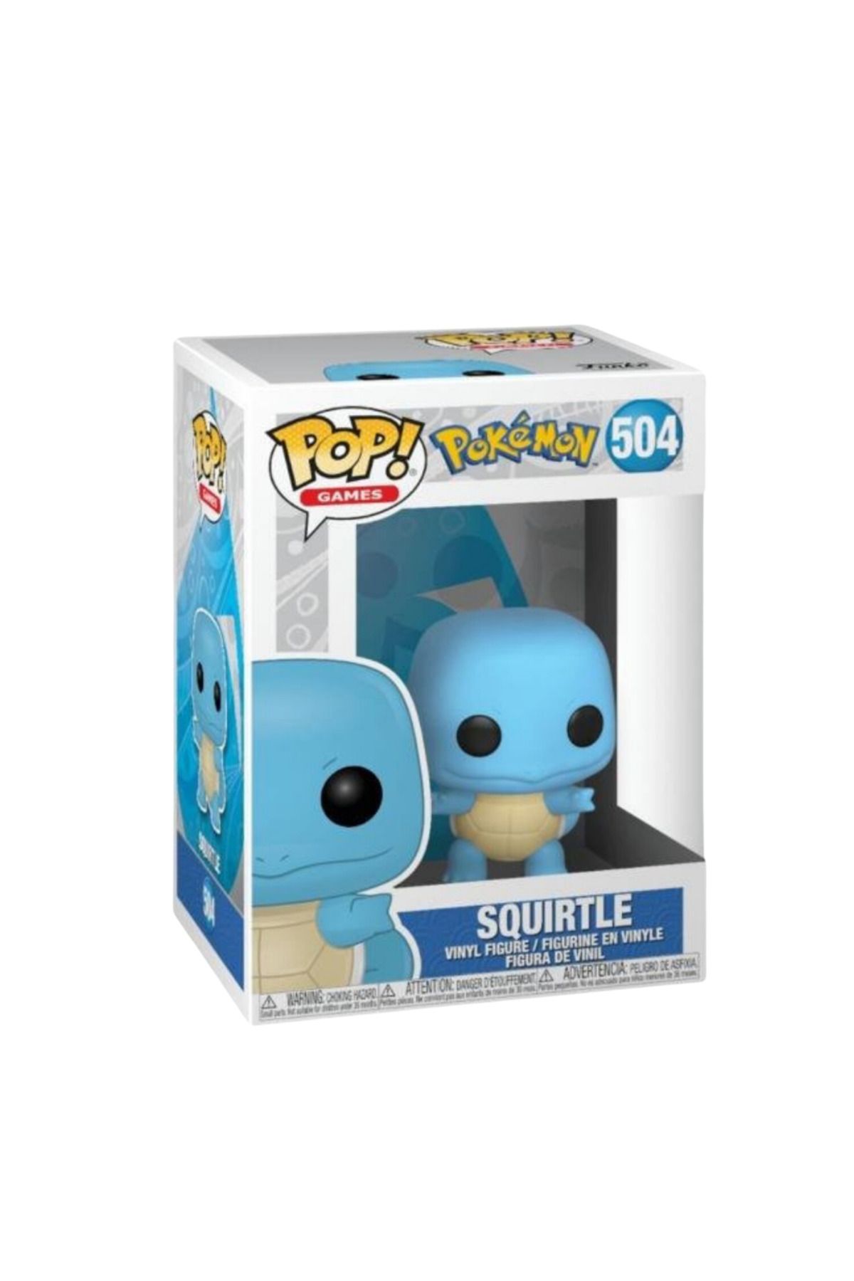 Funko Pop! Pokémon Squirtle Figür - 504 Numara - Orijinal Koleksiyon Ürünü