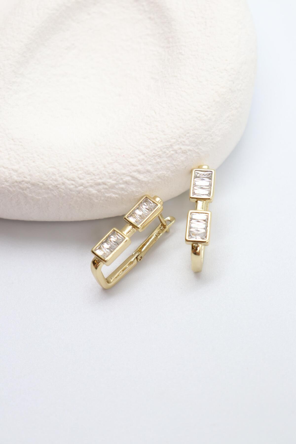 BY CANSU ACCESSORİES Arianna Gold Küpe (14k)
