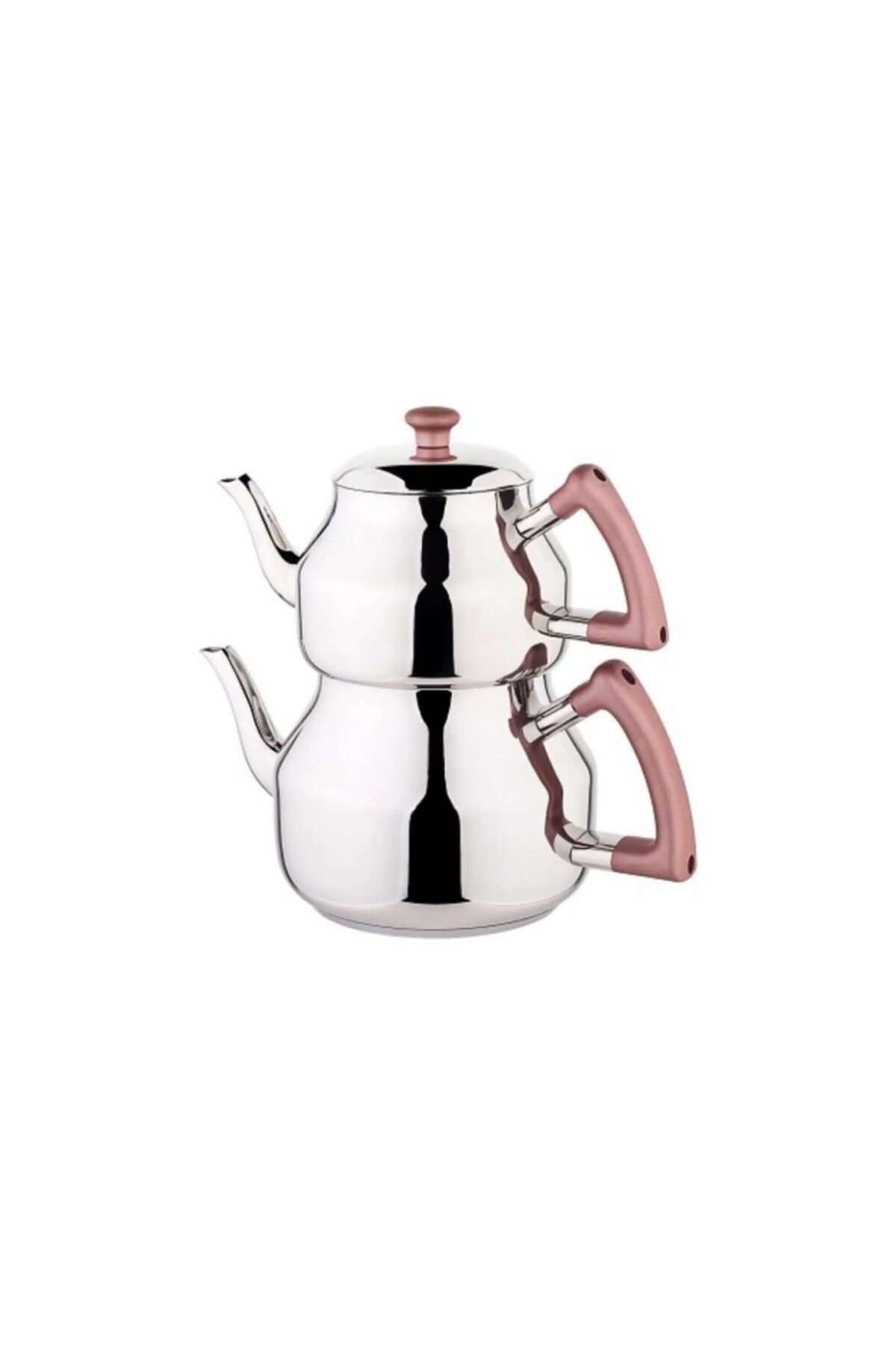Özkent K-316 Marmaris Mega Boy Sade Çaydanlık Rose Gold
