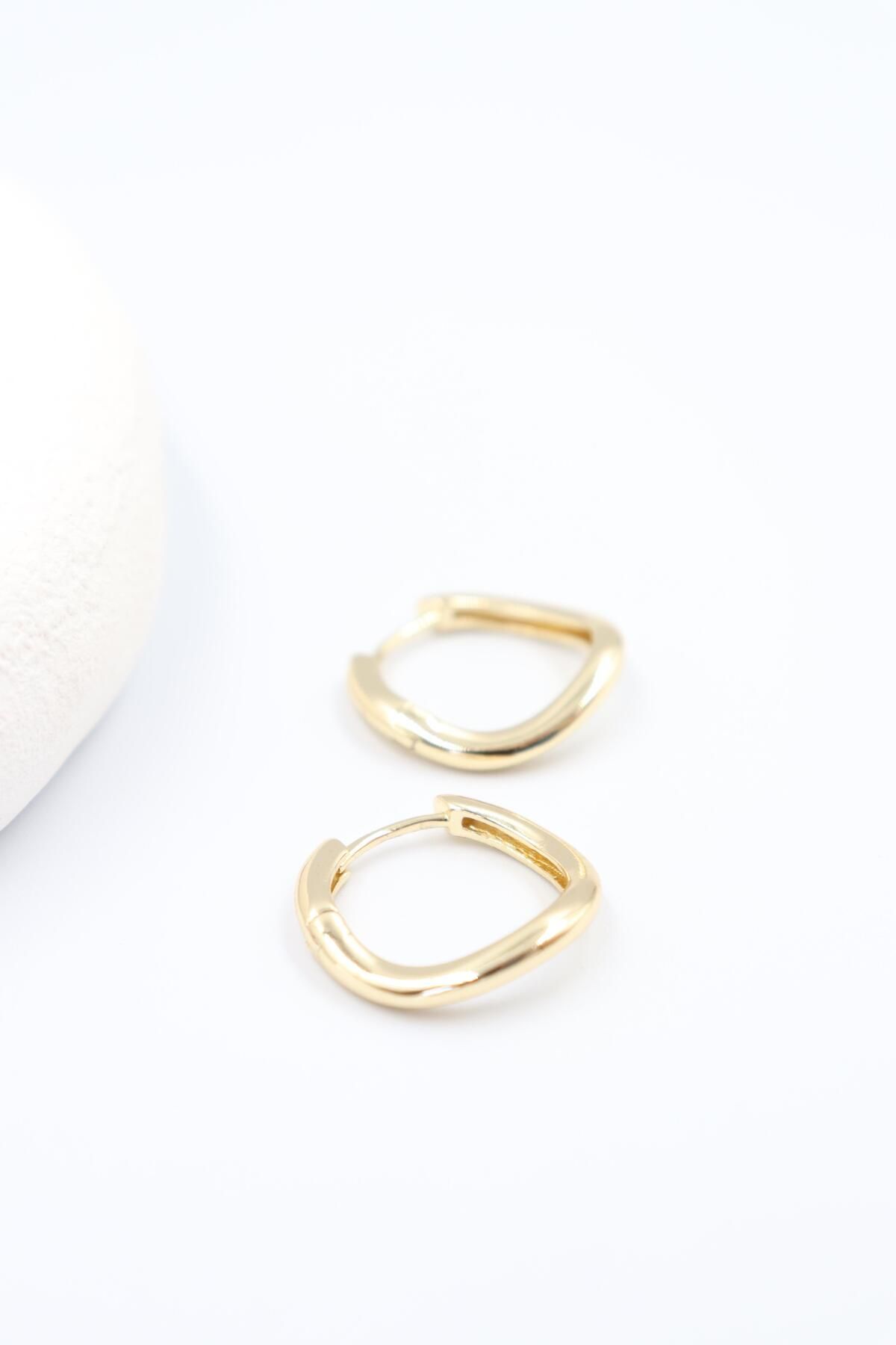 BY CANSU ACCESSORİES Sorrento Gold Küpe (14k)
