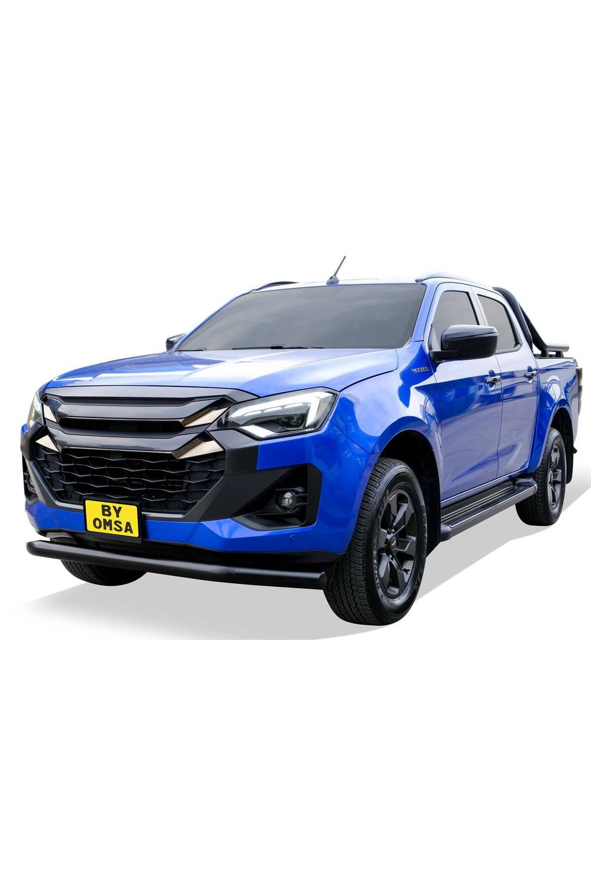 Omsa Isuzu D-Max Texas Ön Alt Koruma Çap:76 Siyah 2024 ve Sonrası