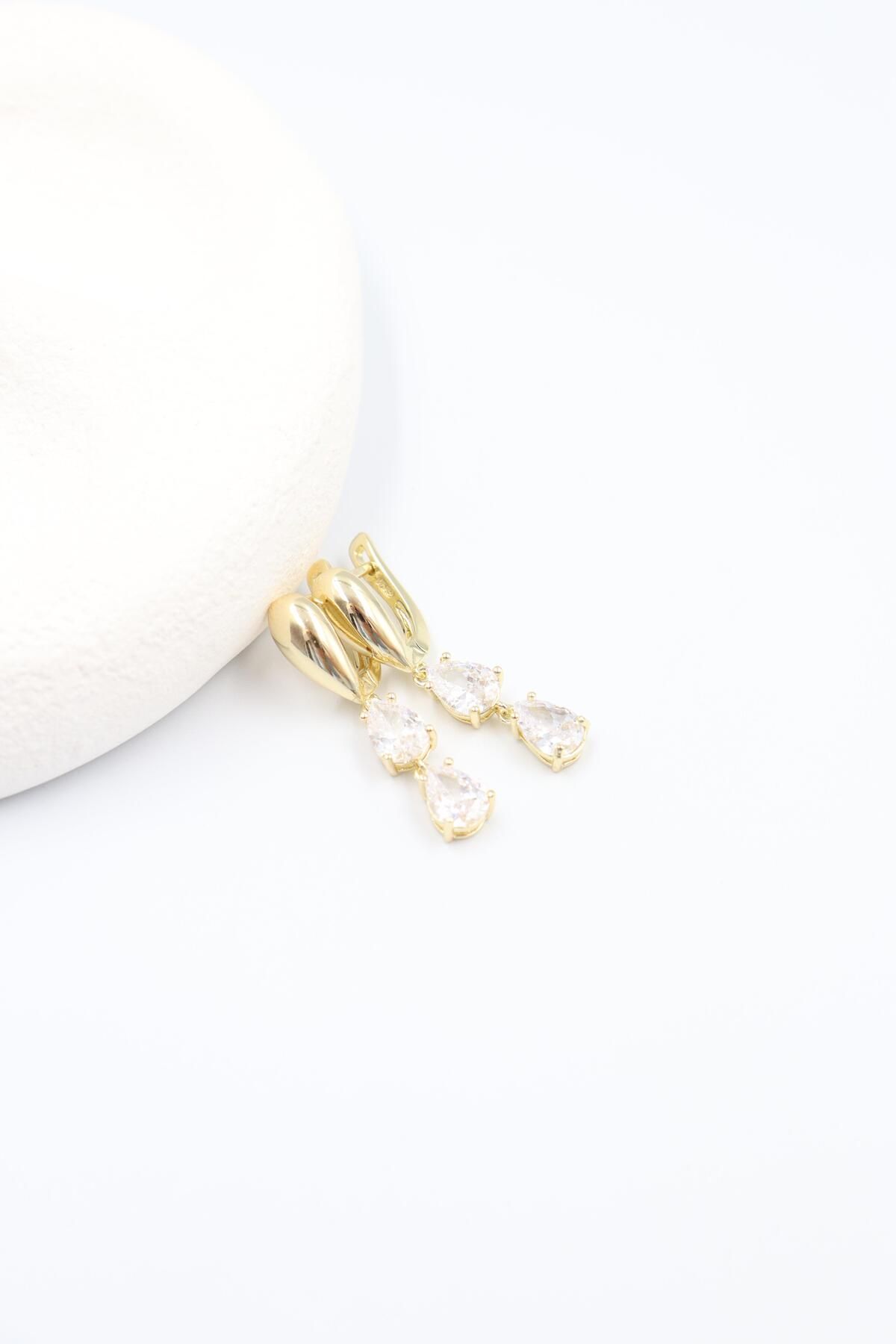 BY CANSU ACCESSORİES Orvieto Gold Küpe (14k)