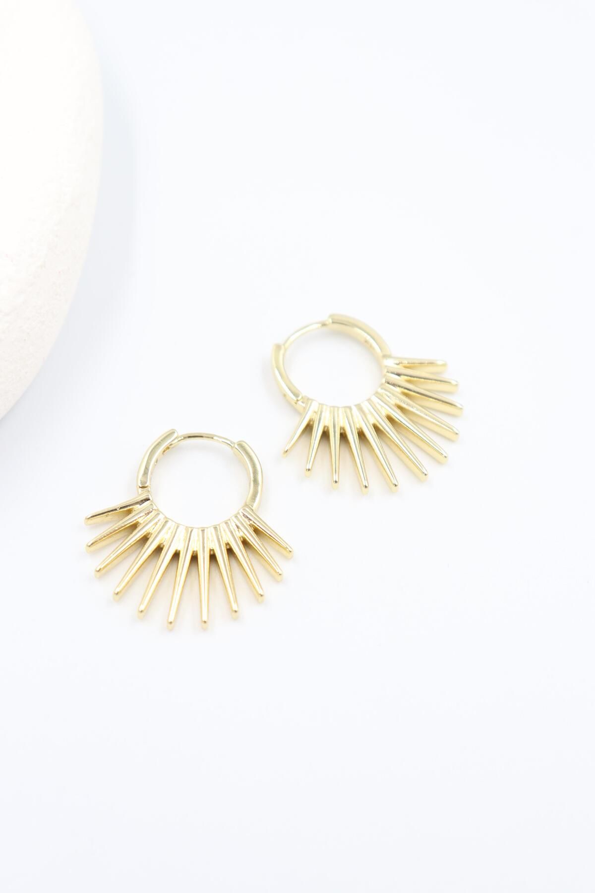 BY CANSU ACCESSORİES Manarola Gold Küpe (14k)