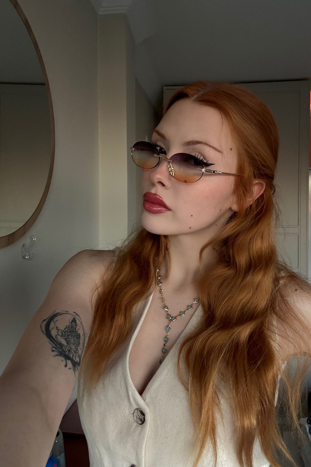 FALAN EYEWEAR Elarin Kadın Güneş Gözlüğü Sarı Degrade
