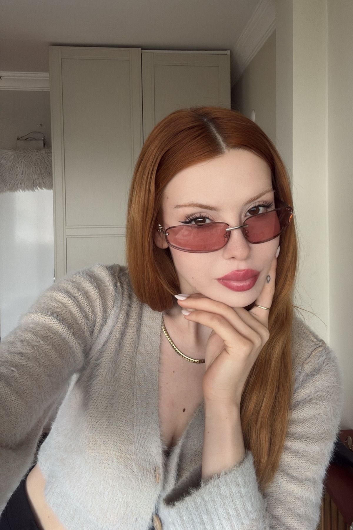 FALAN EYEWEAR Jorell Kadın Güneş Gözlüğü Pembe