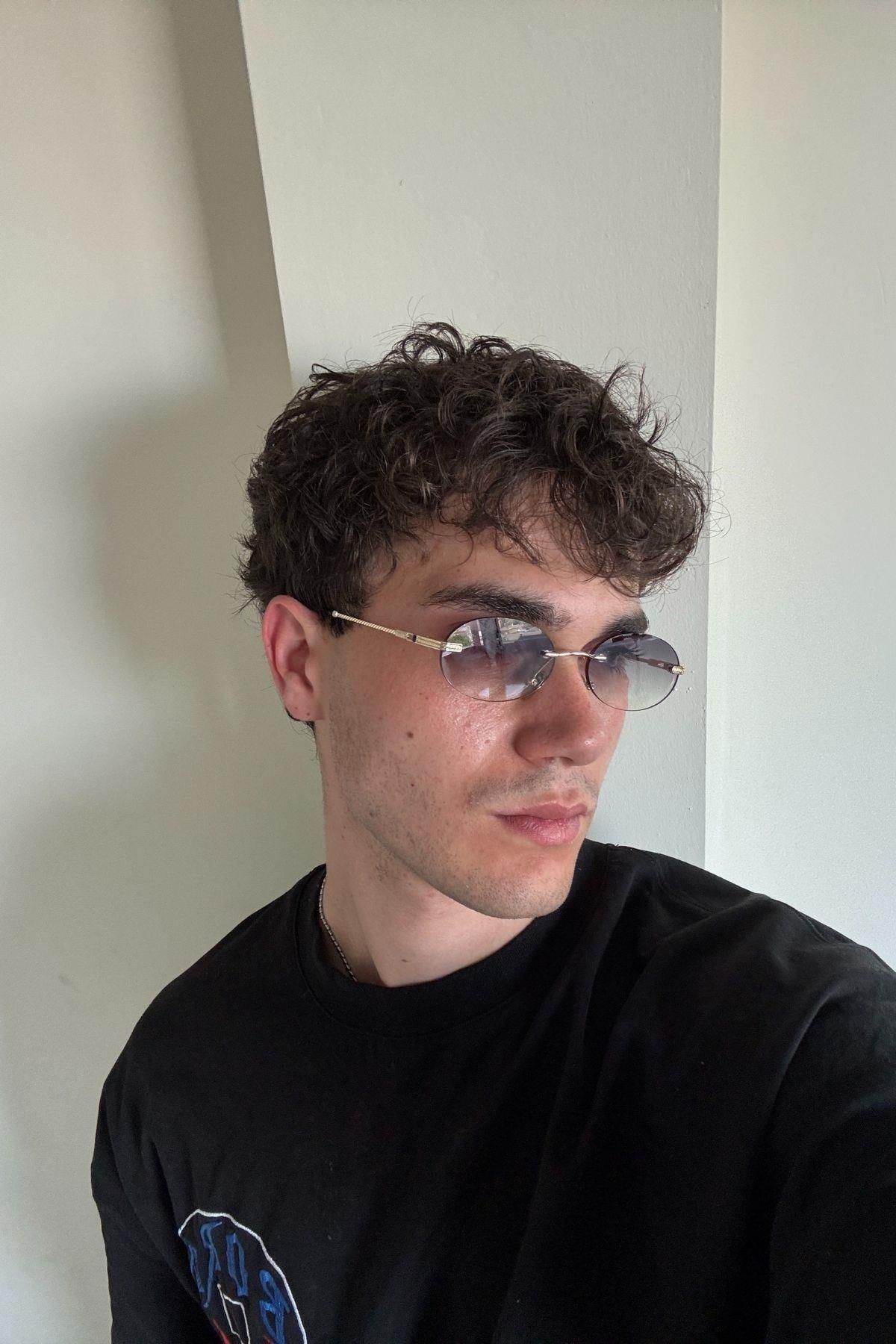 FALAN EYEWEAR Elarin Erkek Güneş Gözlüğü yeşil degrade