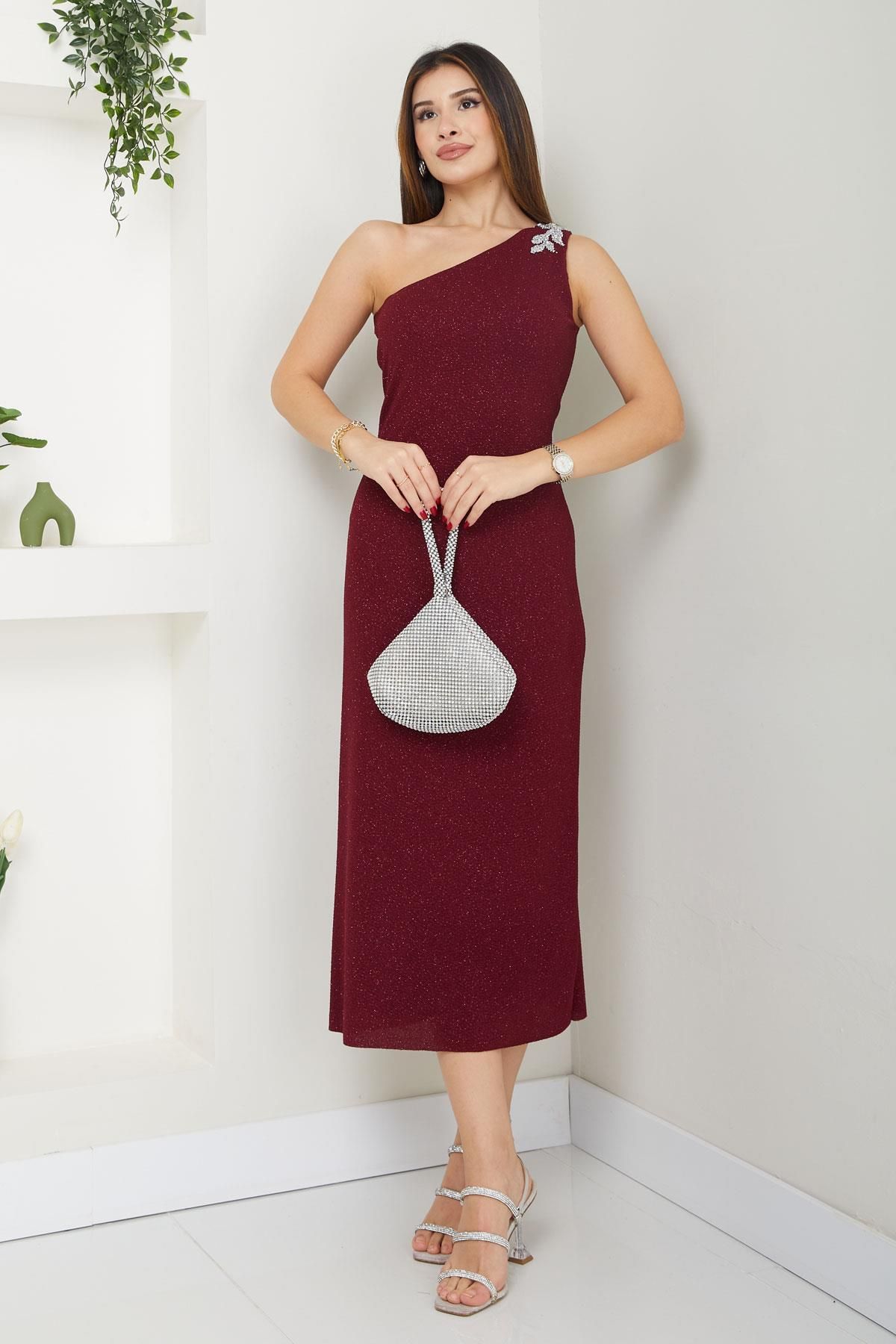 Modaviki Eflin Abiye Bordo ESM12