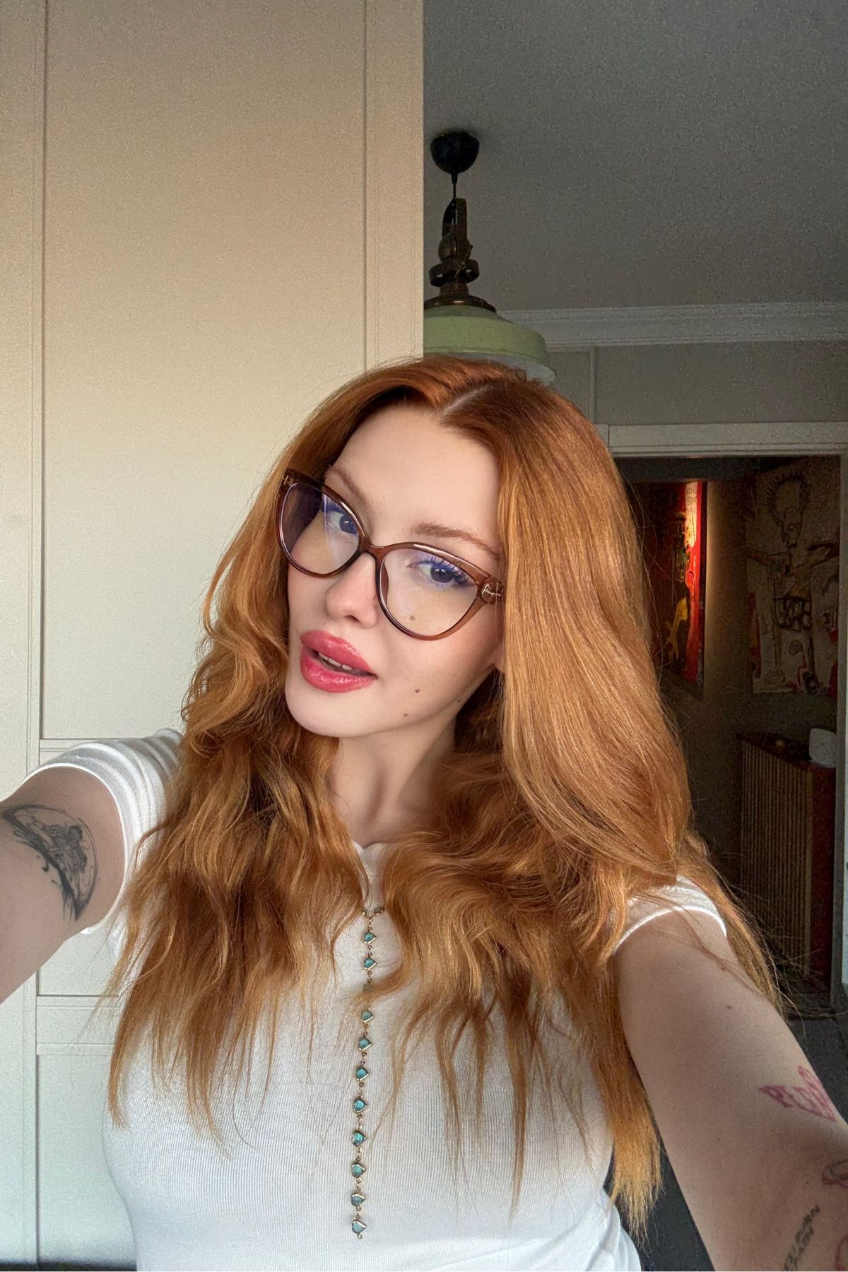 FALAN EYEWEAR Oxter Kadın Blue Block Gözlük Nude
