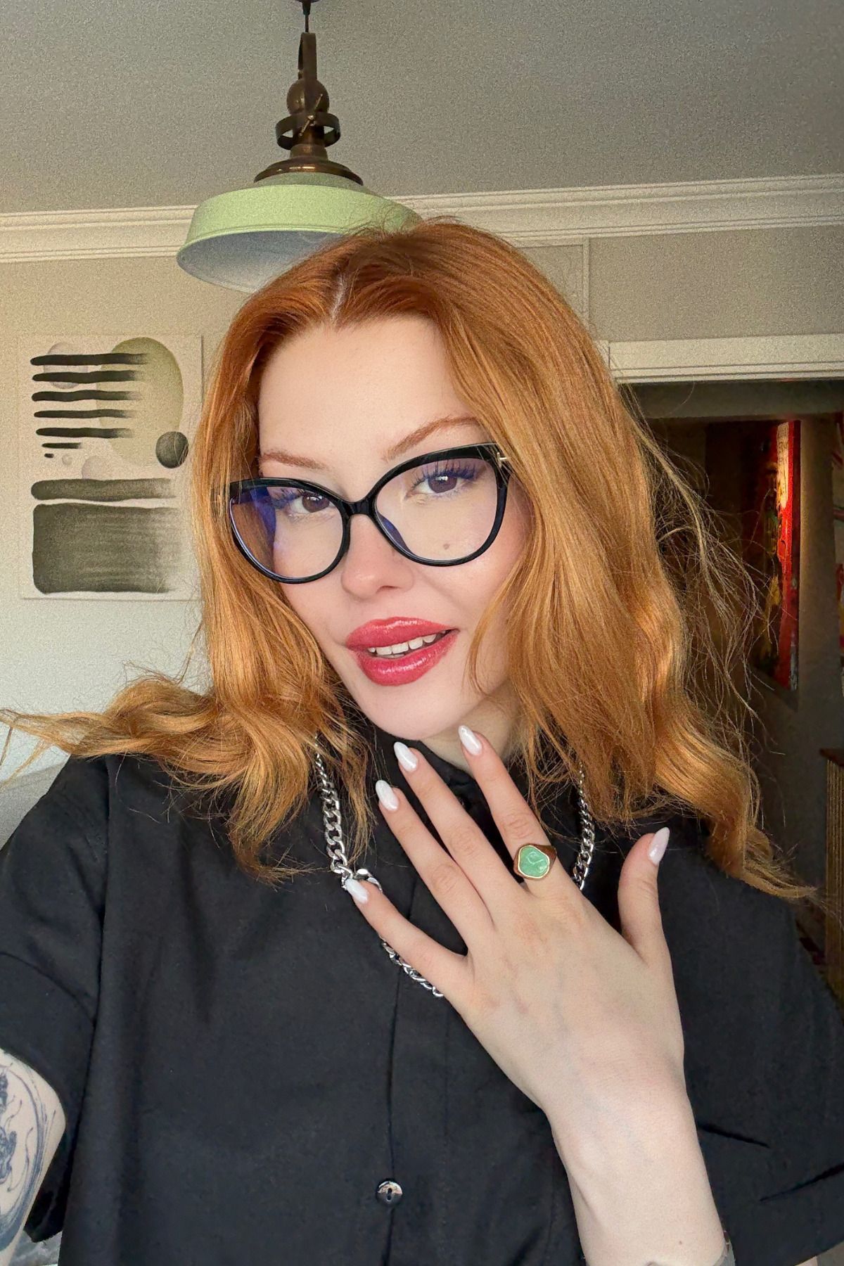 FALAN EYEWEAR Oxter Kadın Blue Block Gözlük Siyah