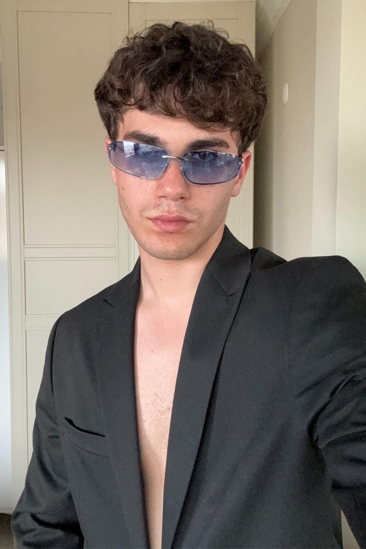FALAN EYEWEAR Jorell Erkek Güneş Gözlüğü Mavi