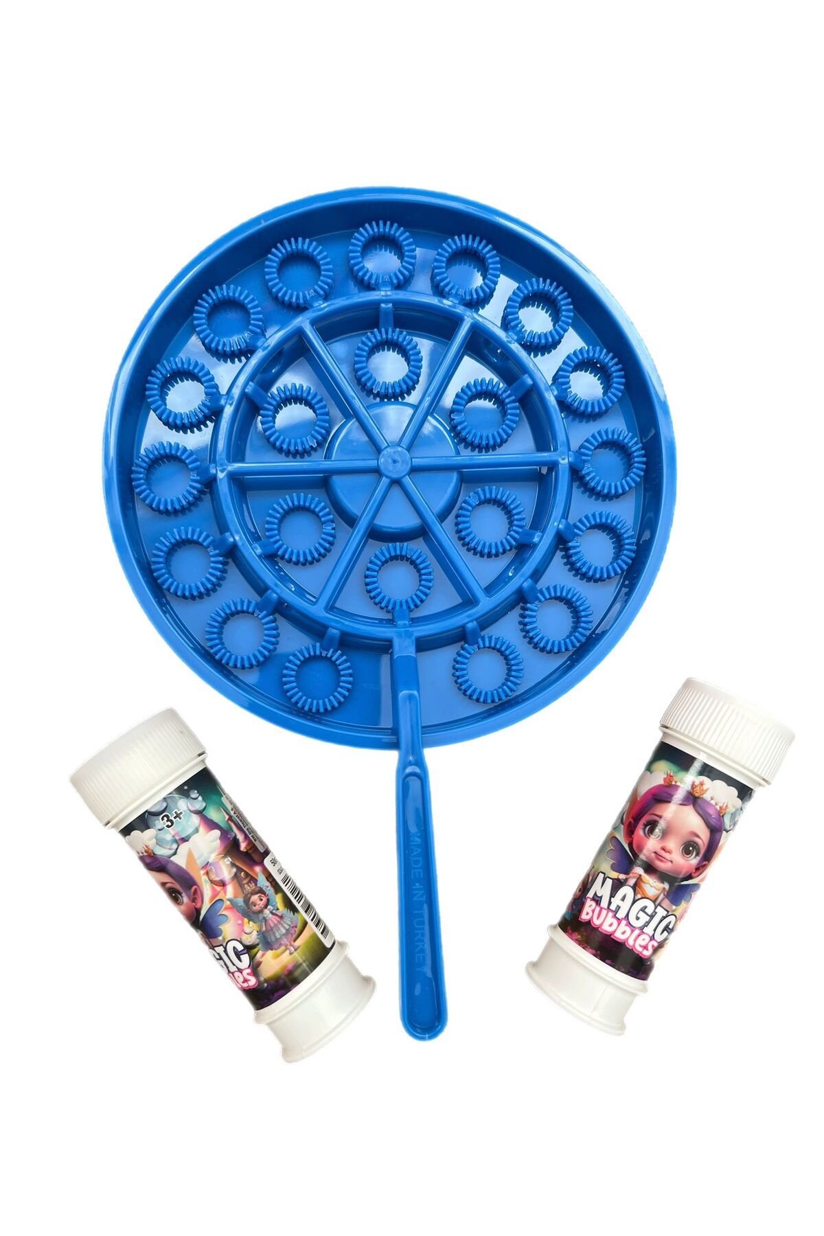 alpmodel Yelpaze Köpük Çoklu Balon Çıkaran Köpük Baloncuk 25 Cm