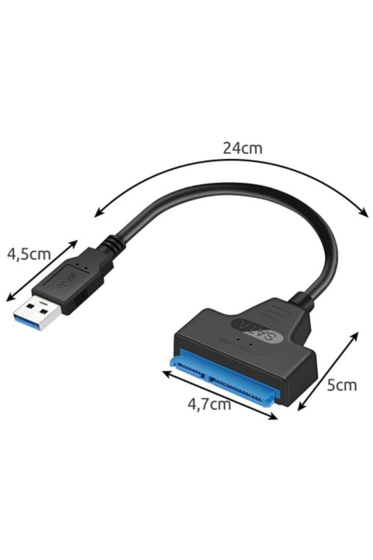 varioshop-USB 3.0 to SATA Adapter VarioShop®, For HDD/SSD, Plug and play, Compatible with Window/MacBook/Lin 9