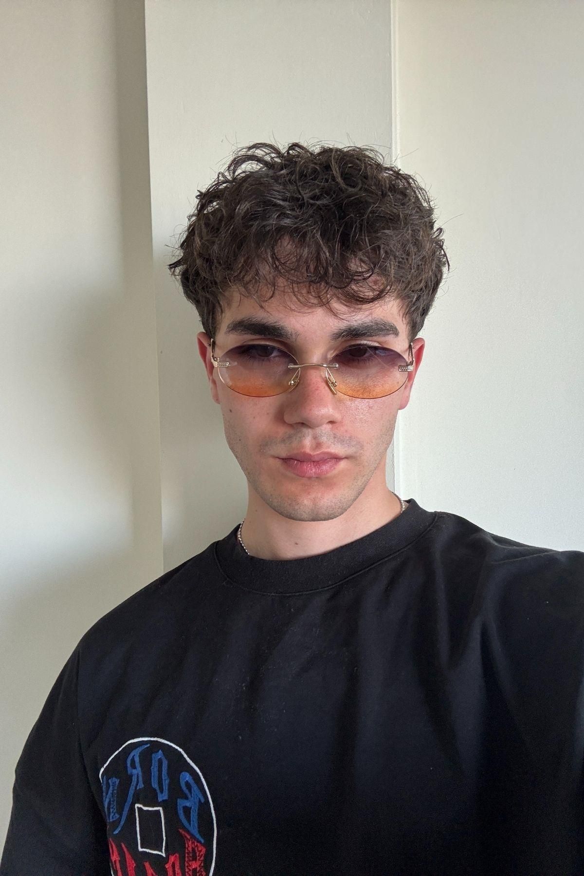FALAN EYEWEAR Elarin Erkek Güneş Gözlüğü Sarı Degrade
