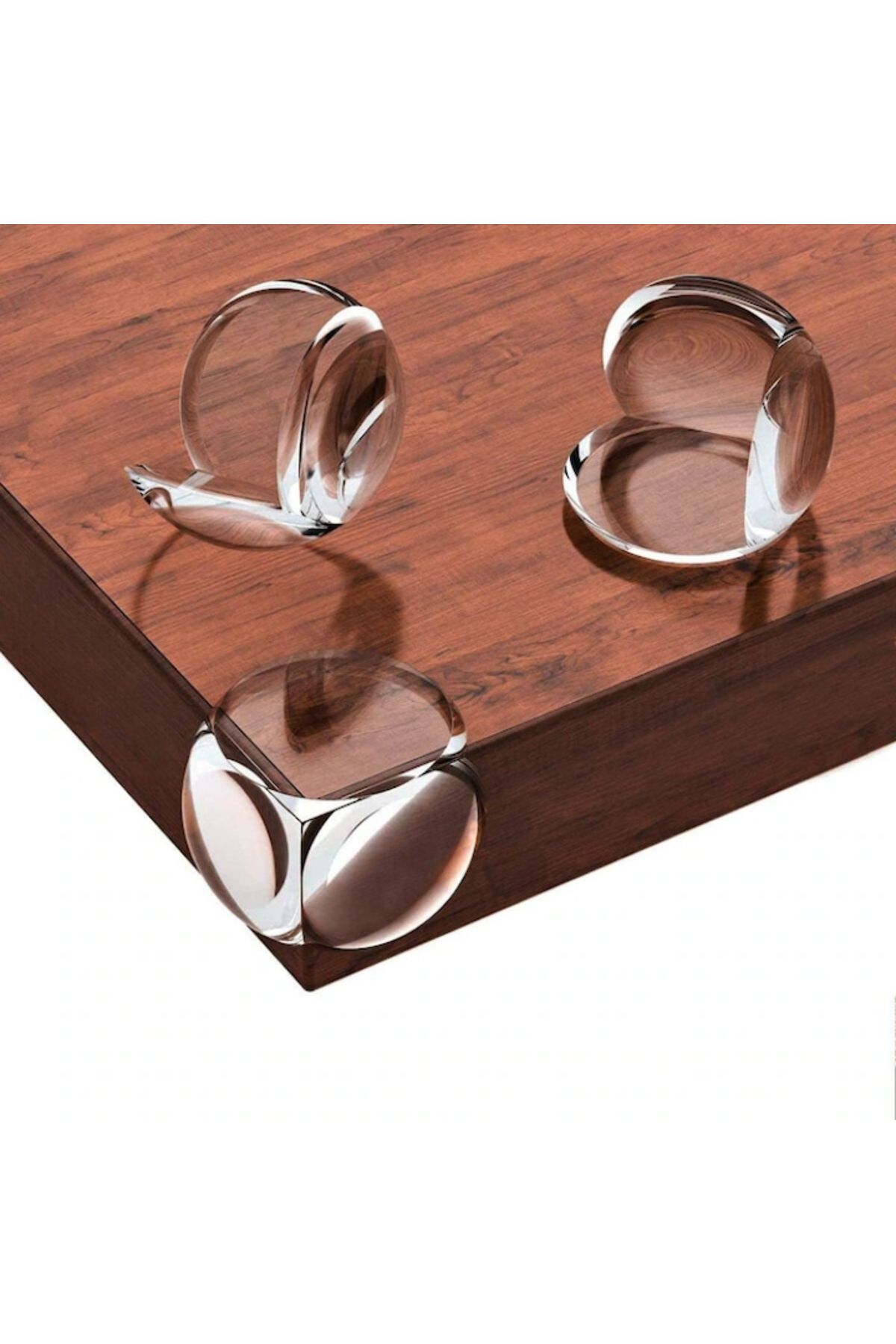 varioshop-Set 4 protectii colturi pentru mobilier VarioShop®, autoadezive, silicon, compatibilitate universal 9