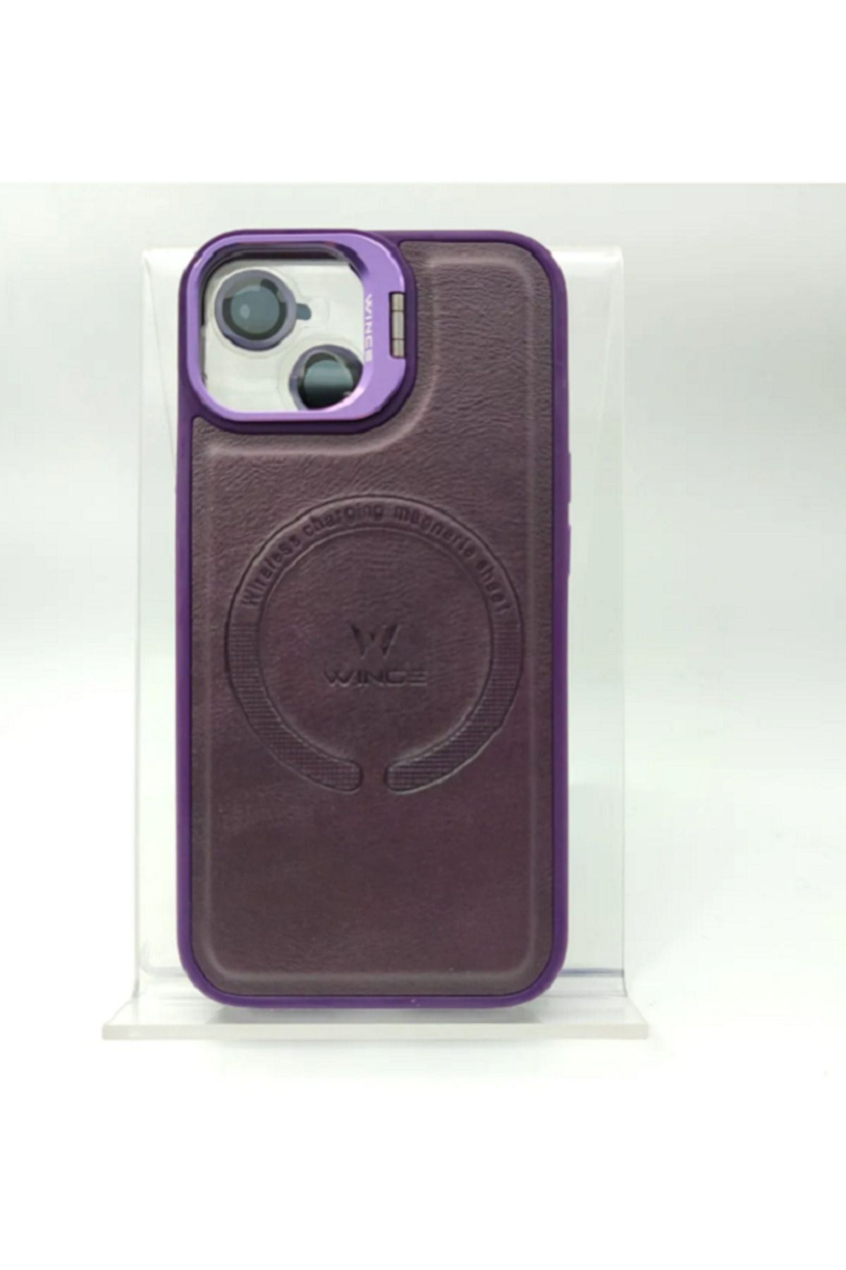 MODA İphone 11 Uyumlu Magsafe Lens Koruyuculu Deri Kılıf