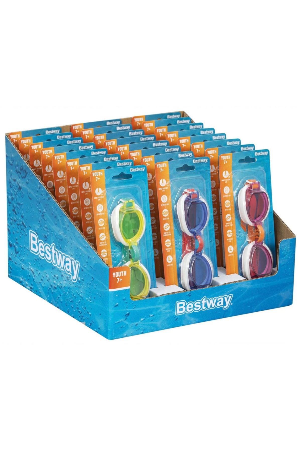 NW NessiWorld Nessiworld Bestway Yüzücü Gözlük 7