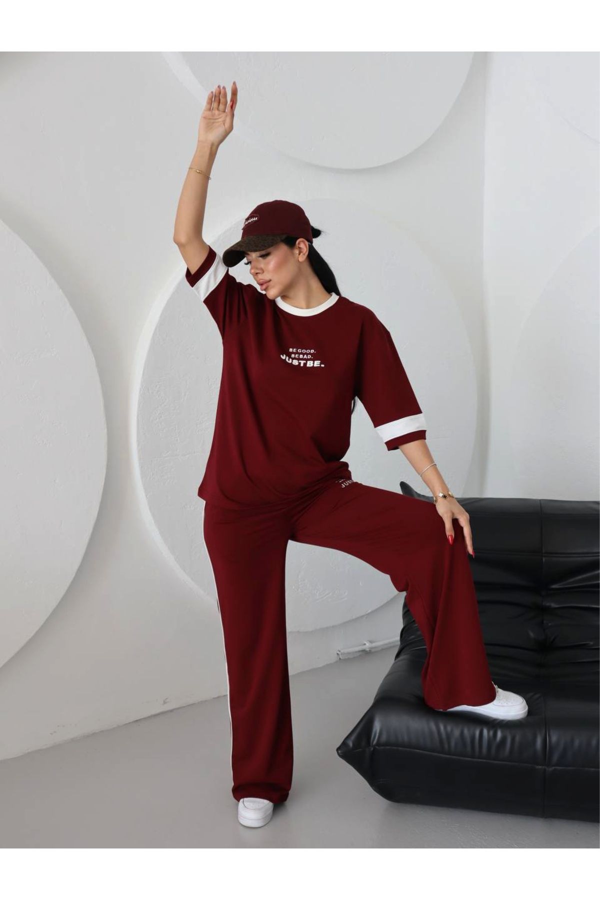 estilowear Kadın yaz spor eşofman takımı günlük kullanıma uygun ve çok rahat Model 1990