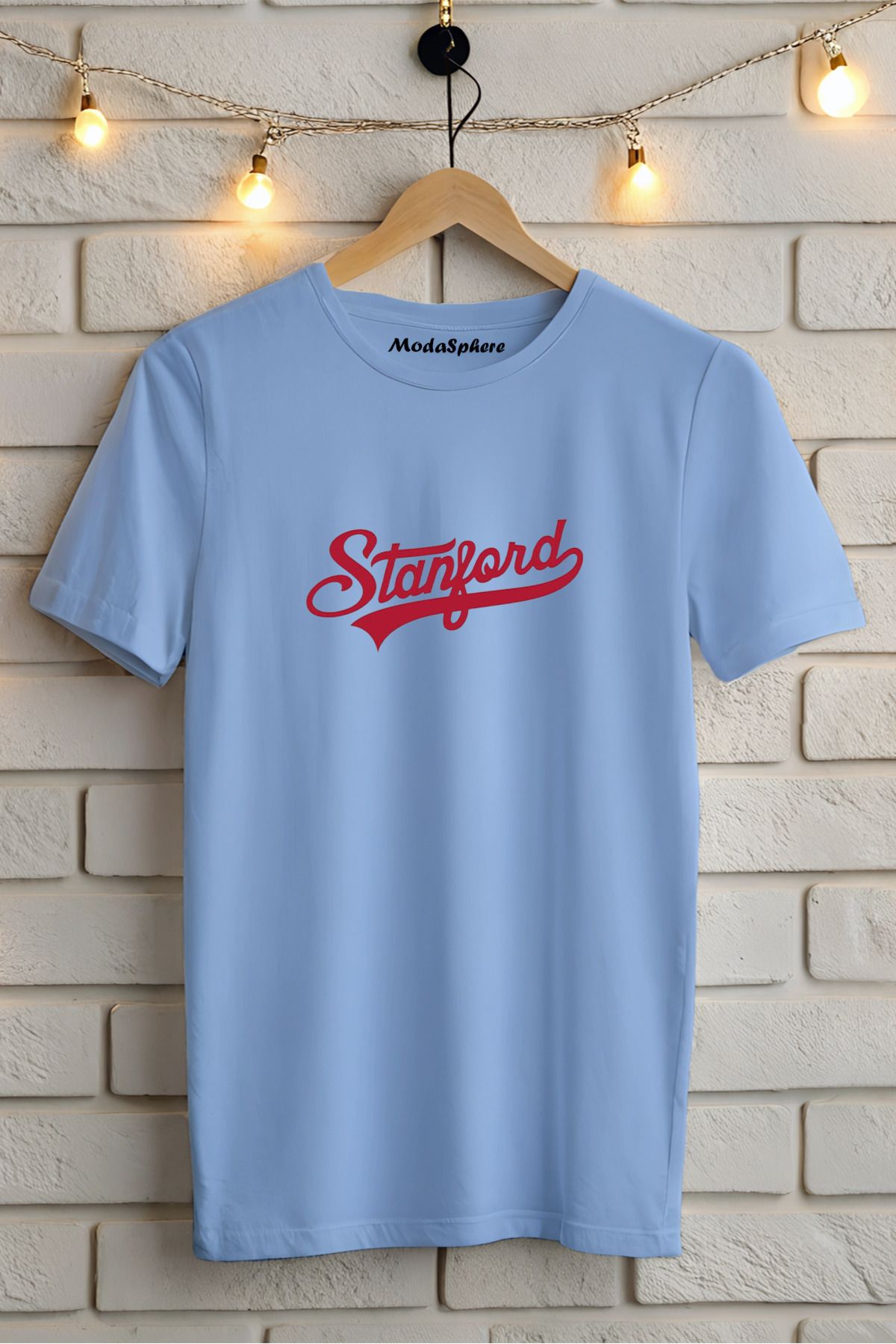 ModaSphere Baskılı Unisex Oversize Tişört